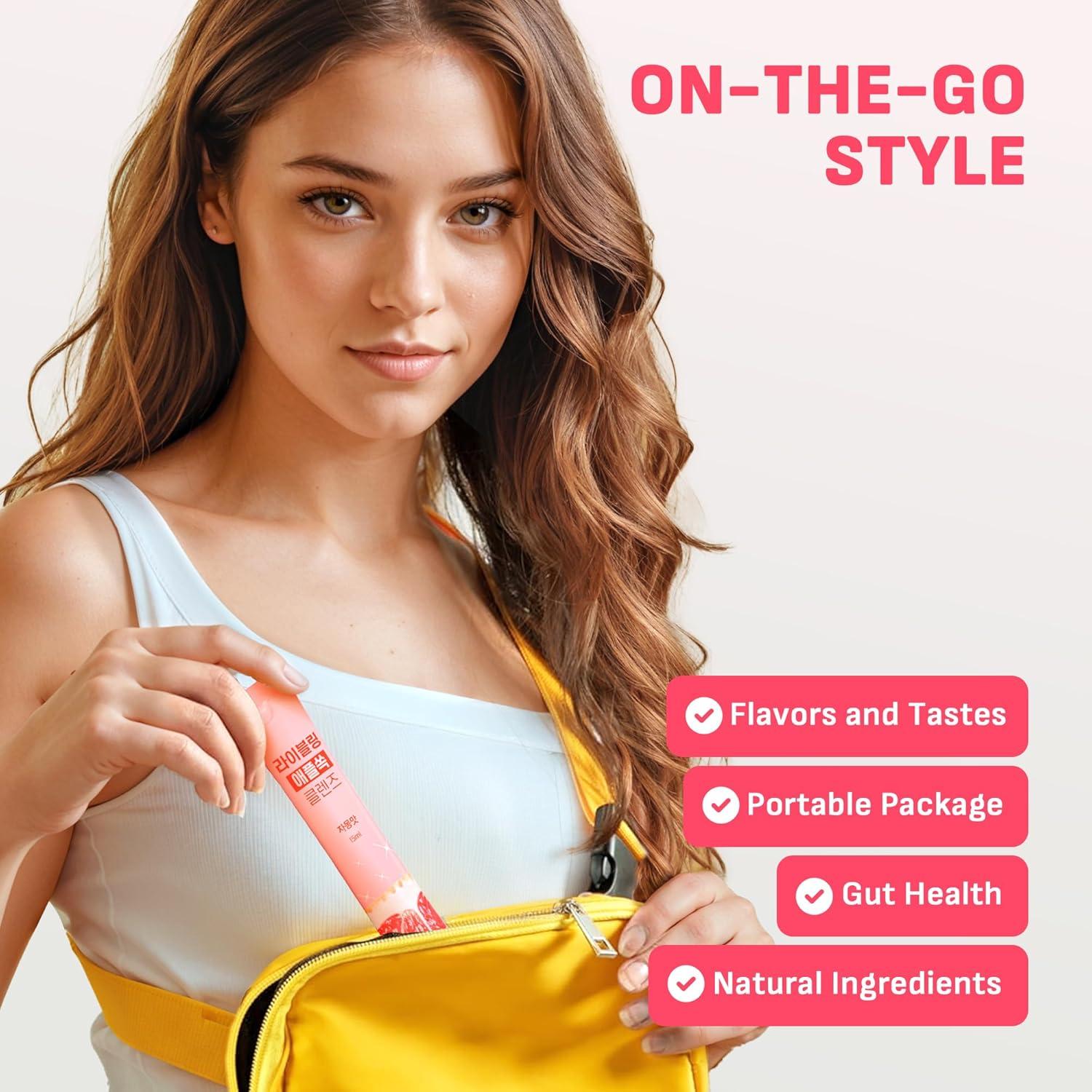 Palitos Líquidos de Vinagre de Sidra de Manzana F&L 450ml Sabor Pomelo