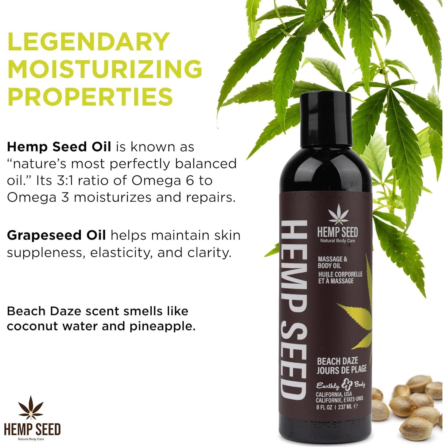 Aceite de Masaje Nutritivo Marrakesh 236.6 ml Vegano