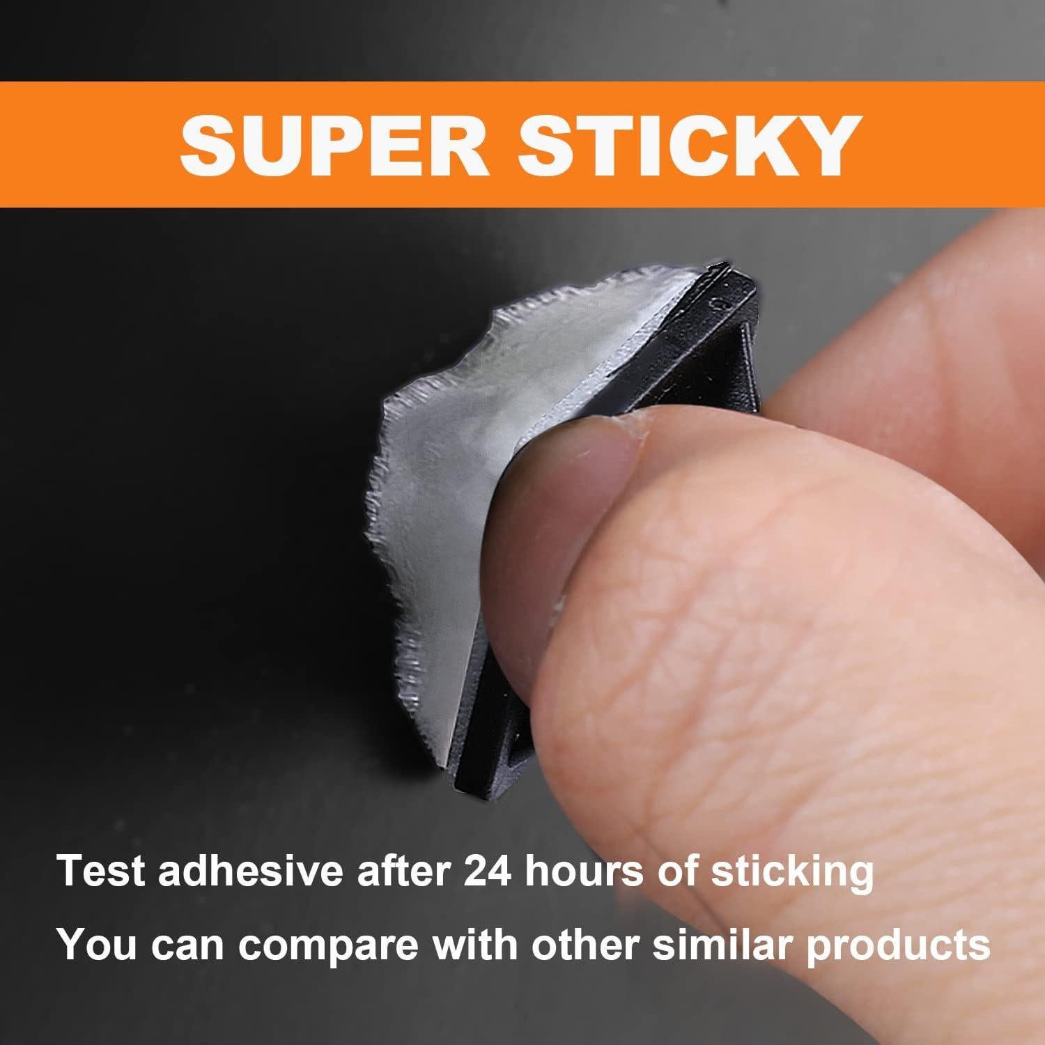 30 Montajes Adhesivos para Bridas Rythcraft 2" Nylon Blanco