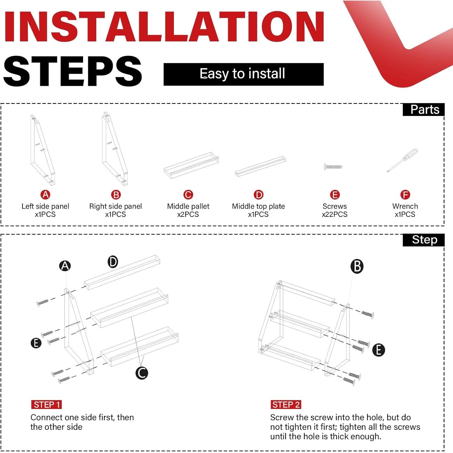 Exhibidor de Tarjetas de Deportes GIASSVIO 2 Niveles Negro