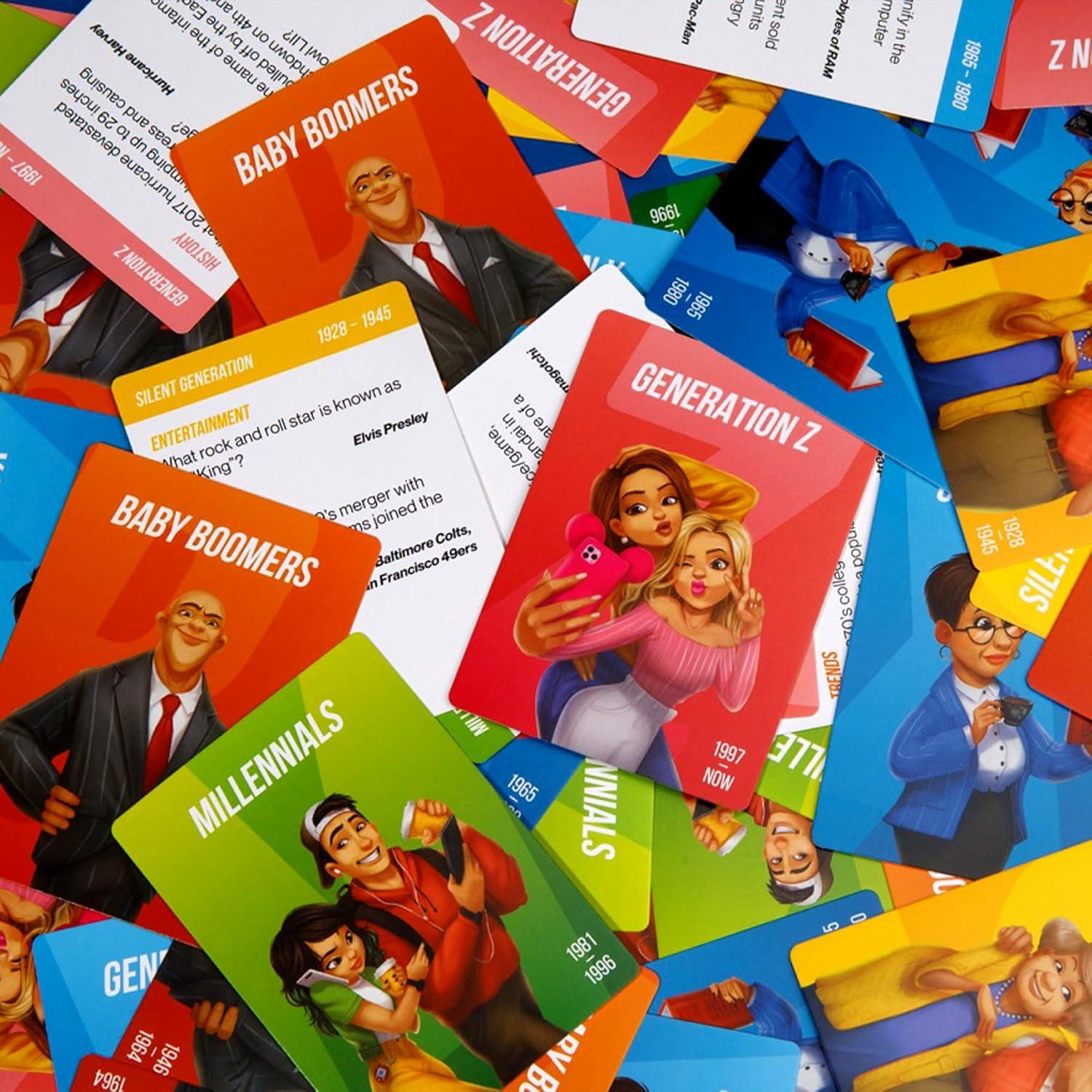 Juego de Mesa OK Boomer QUOKKA - Trivia Familiar 550 Preguntas