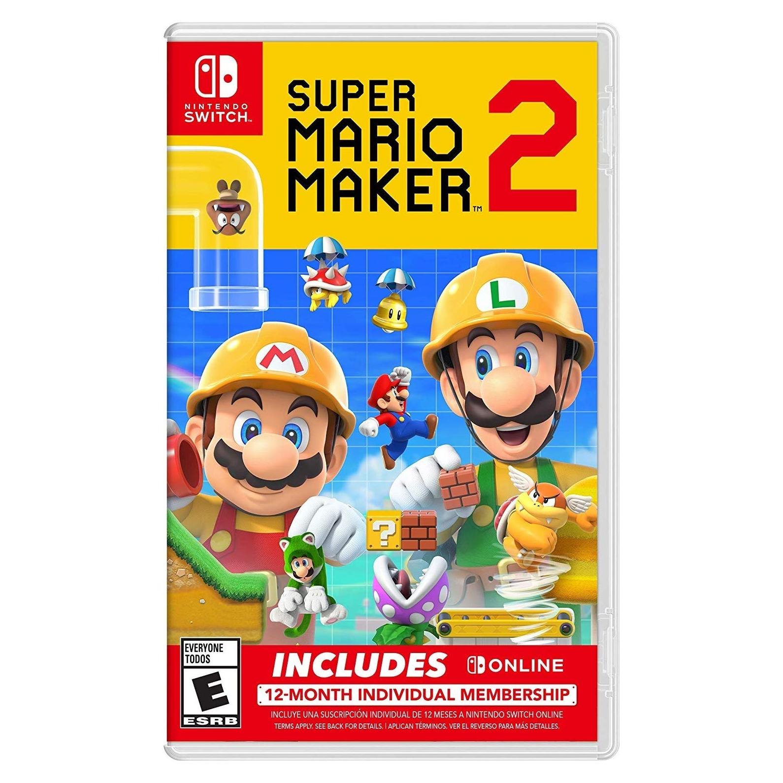 Super Mario Maker 2 + Membresía 12 Meses Nintendo Switch Online