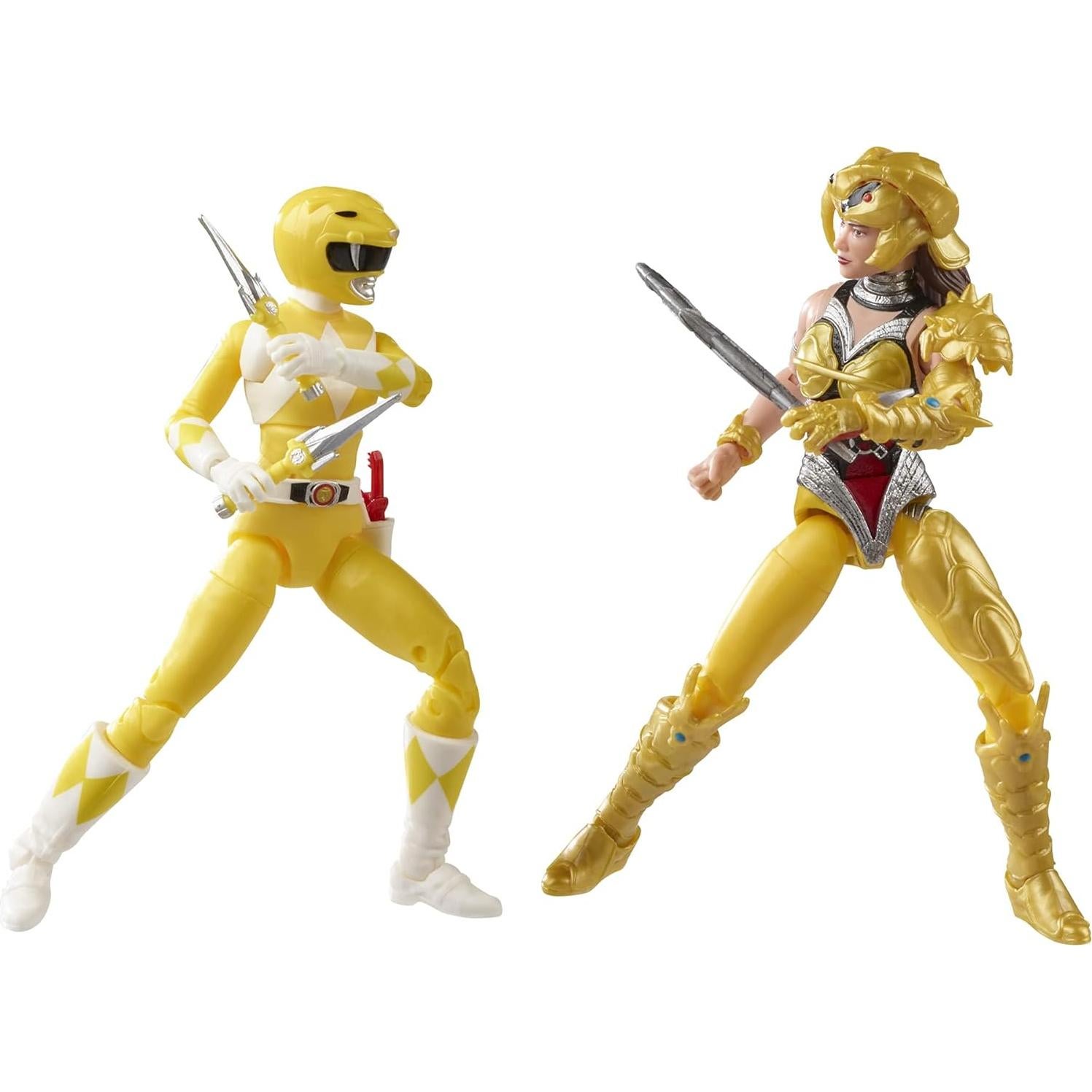 Figuras de Acción Power Rangers Lightning Aisha vs Scorpina 15 cm