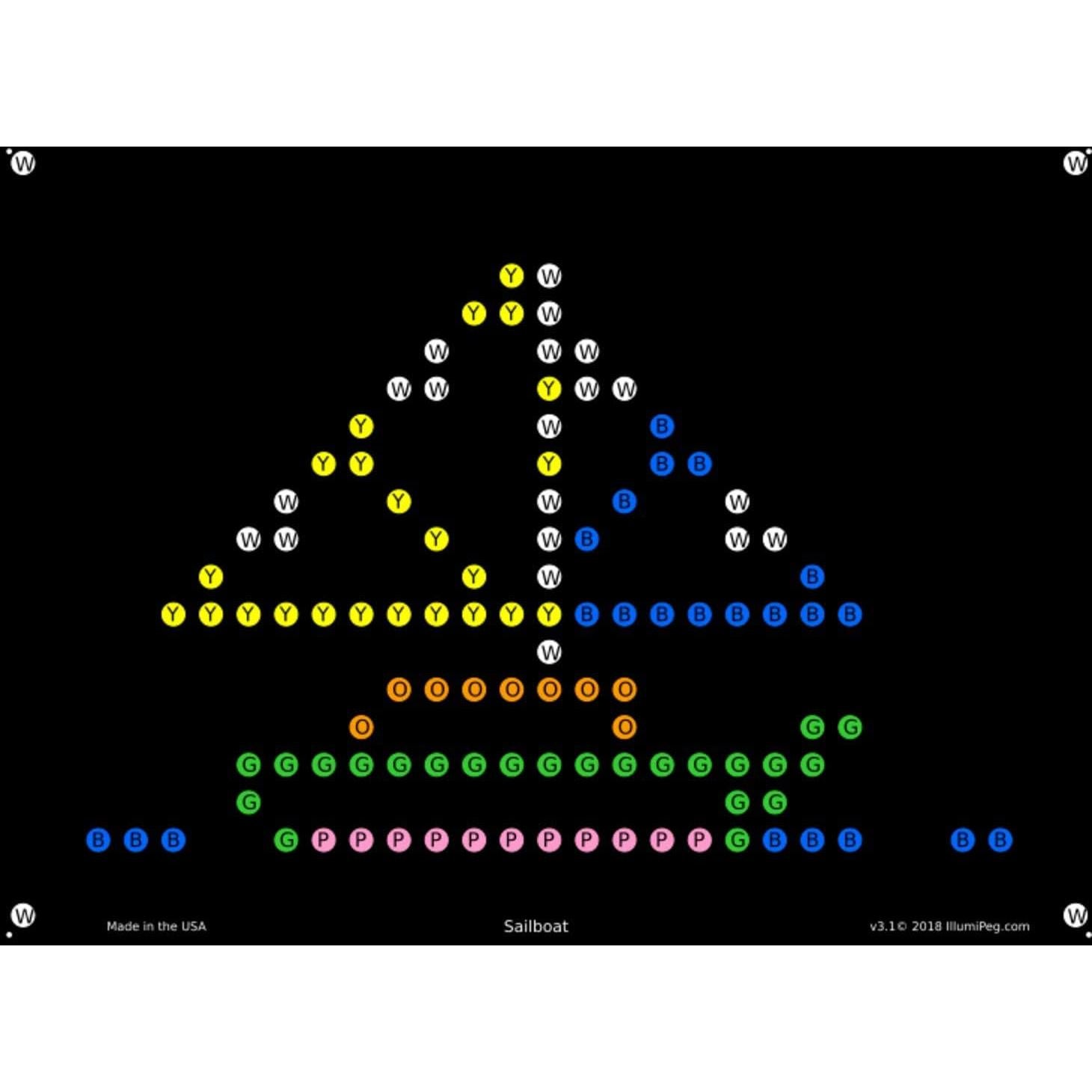 Plantillas de Recarga IllumiPeg para Lite Brite Retro 12 Hojas