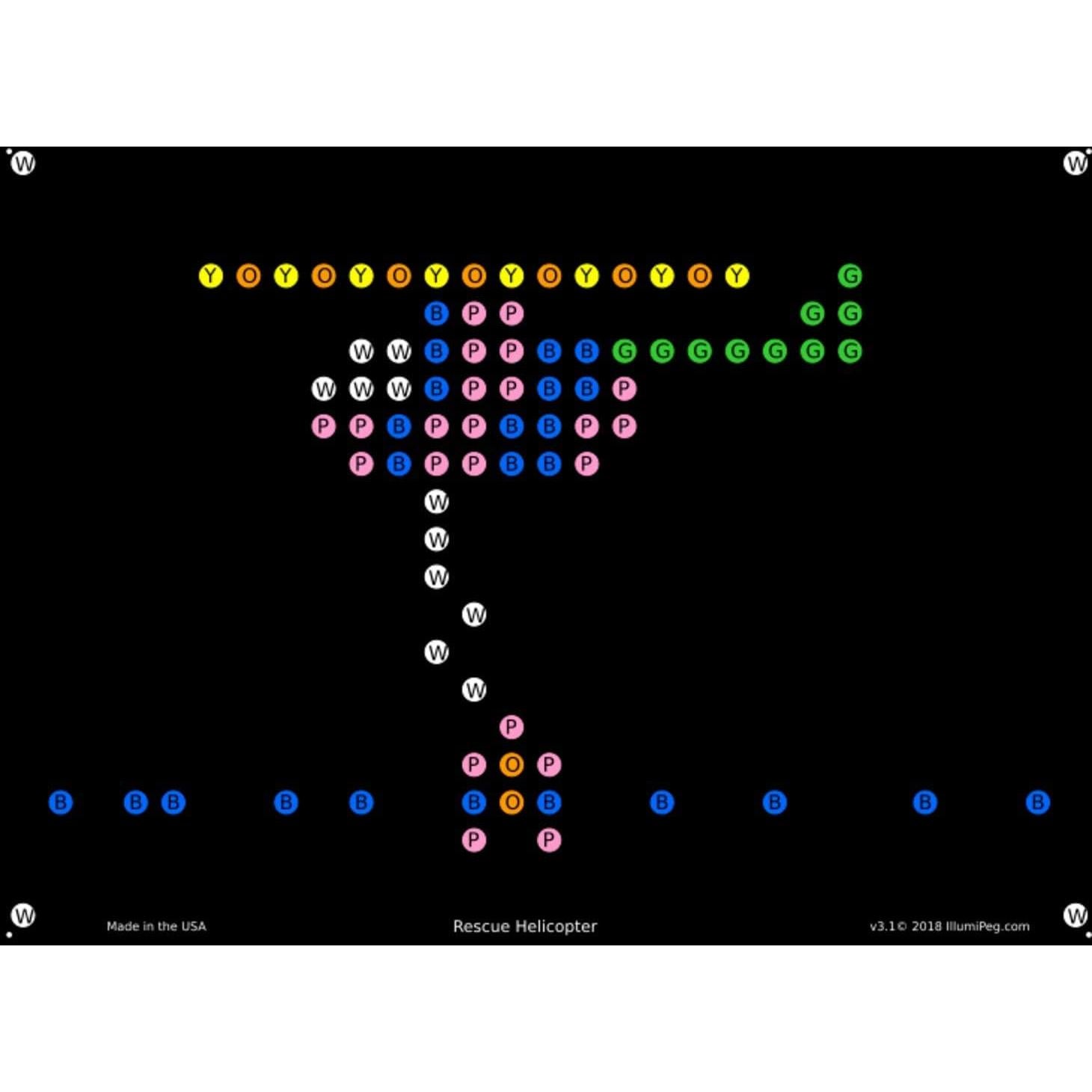 Plantillas de Recarga IllumiPeg para Lite Brite Retro 12 Hojas