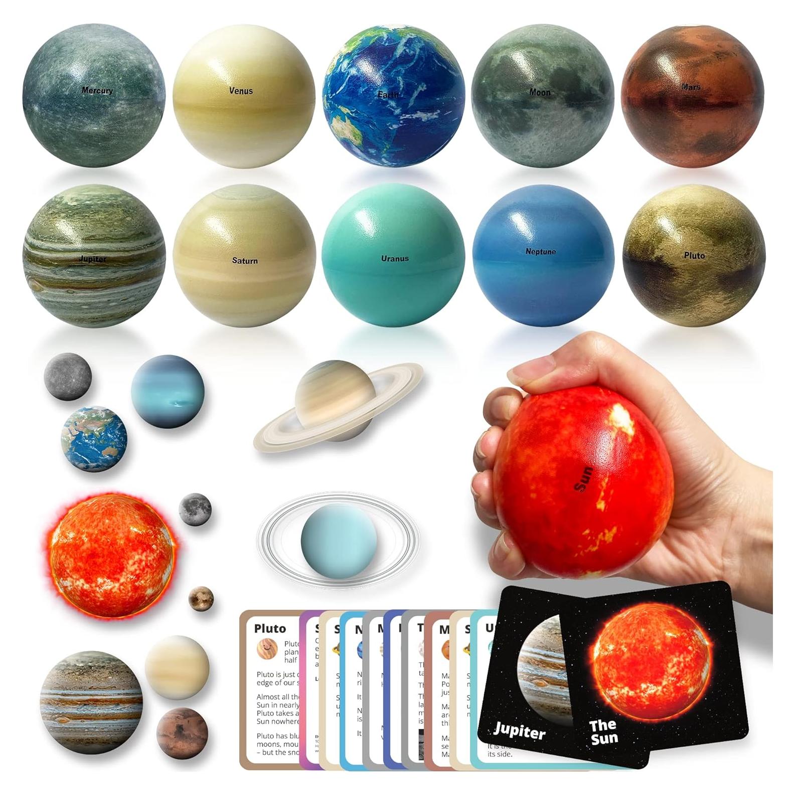 Juguetes Educativos Sistema Solar EH.DT - 11 Bolas + Stickers