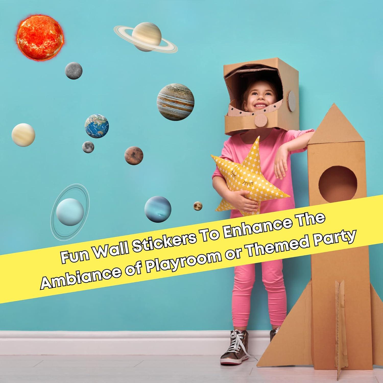 Juguetes Educativos Sistema Solar EH.DT - 11 Bolas + Stickers