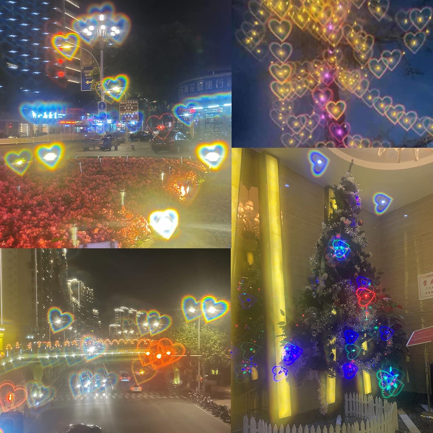 Gafas de Difracción Efecto Corazón - Accesorios de Fiesta