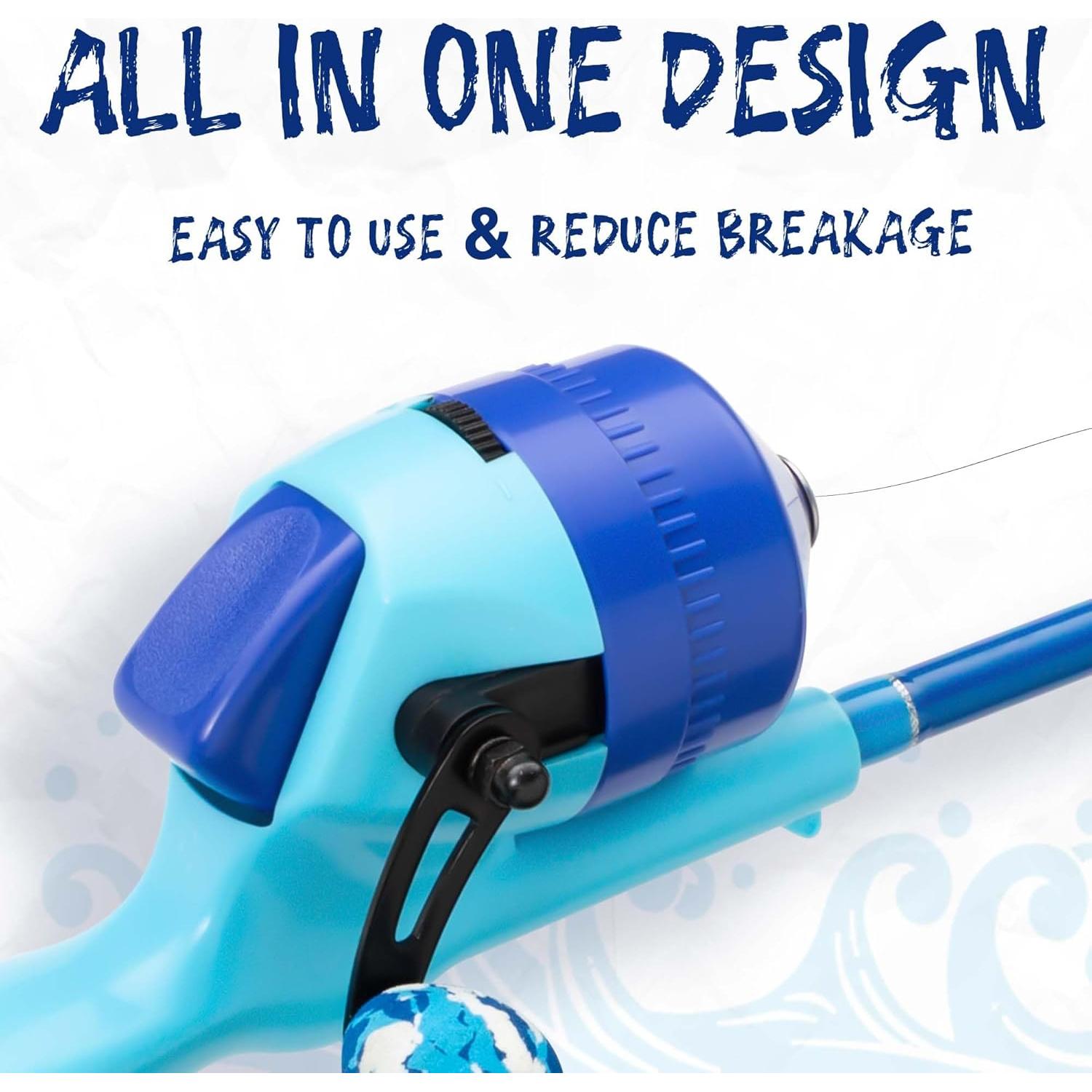 Caña de Pesca Telescópica WIDDEN para Niños 101.6 cm