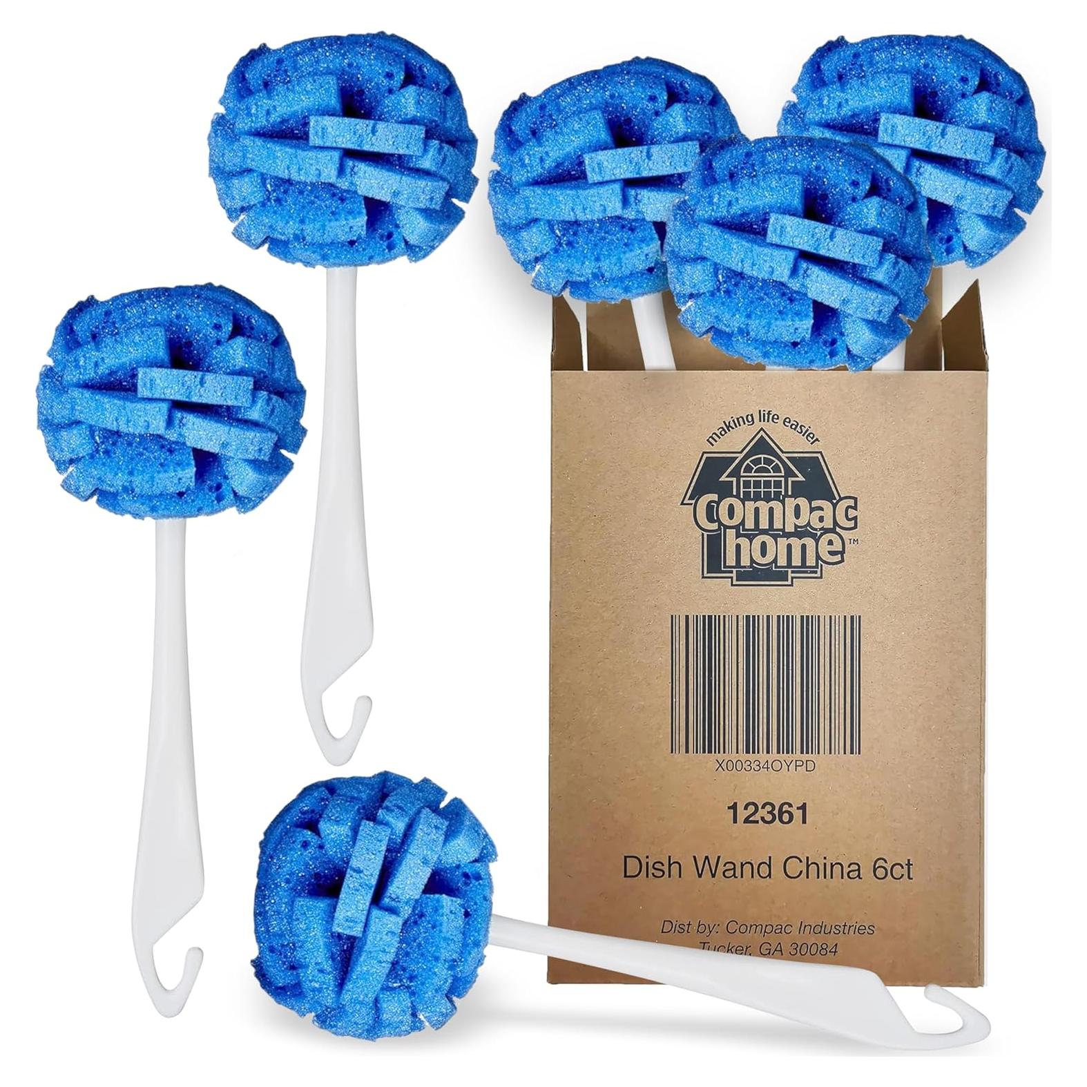 Esponja de Fregar Compac Home 6 Unidades para Platos y Cristalería