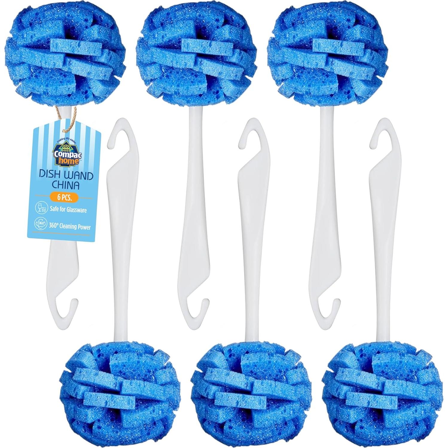 Esponja de Fregar Compac Home 6 Unidades para Platos y Cristalería