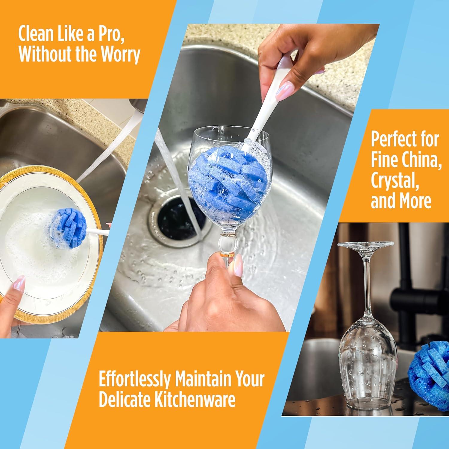 Esponja de Fregar Compac Home 6 Unidades para Platos y Cristalería