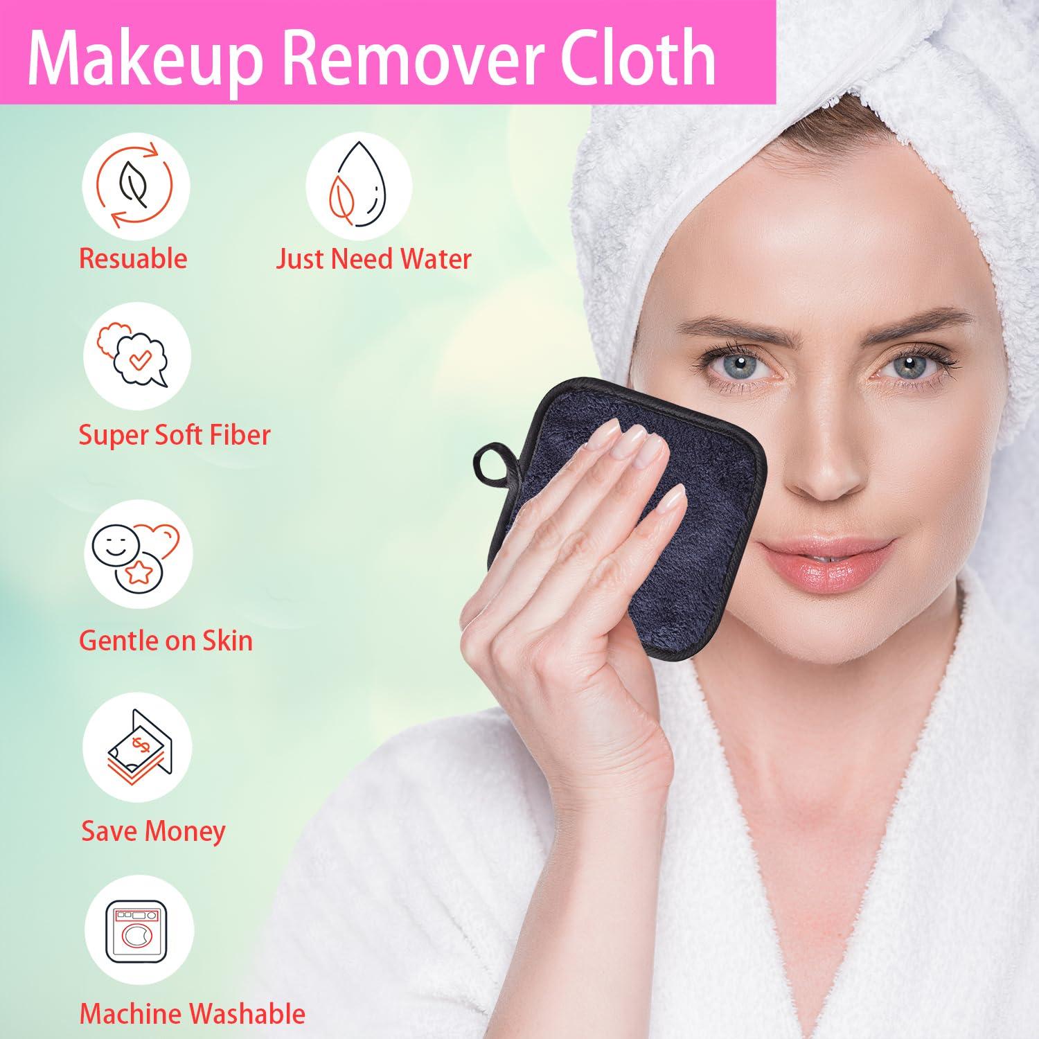 Toallitas Desmaquillantes Reutilizables BloomSesame 12.7x12.7cm 6 Pzas