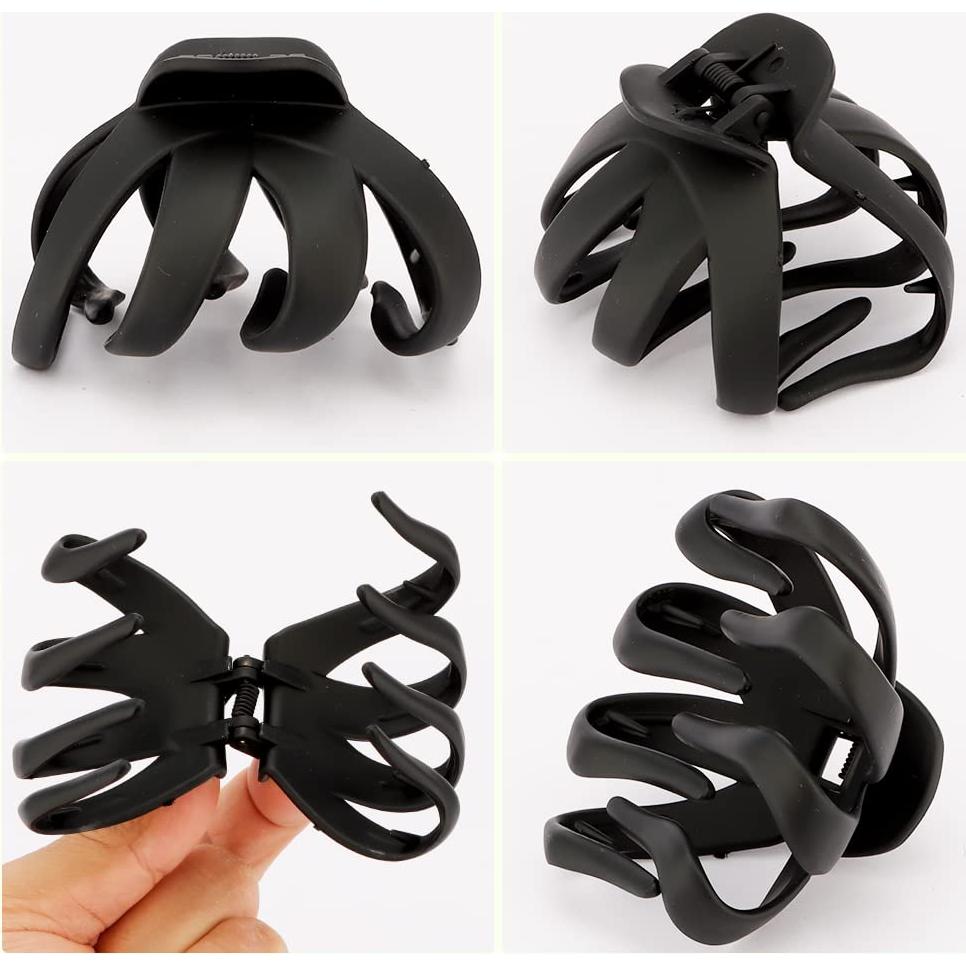 Pinzas para el cabello Jumbo Atoden - 8 cm - Paquete de 5