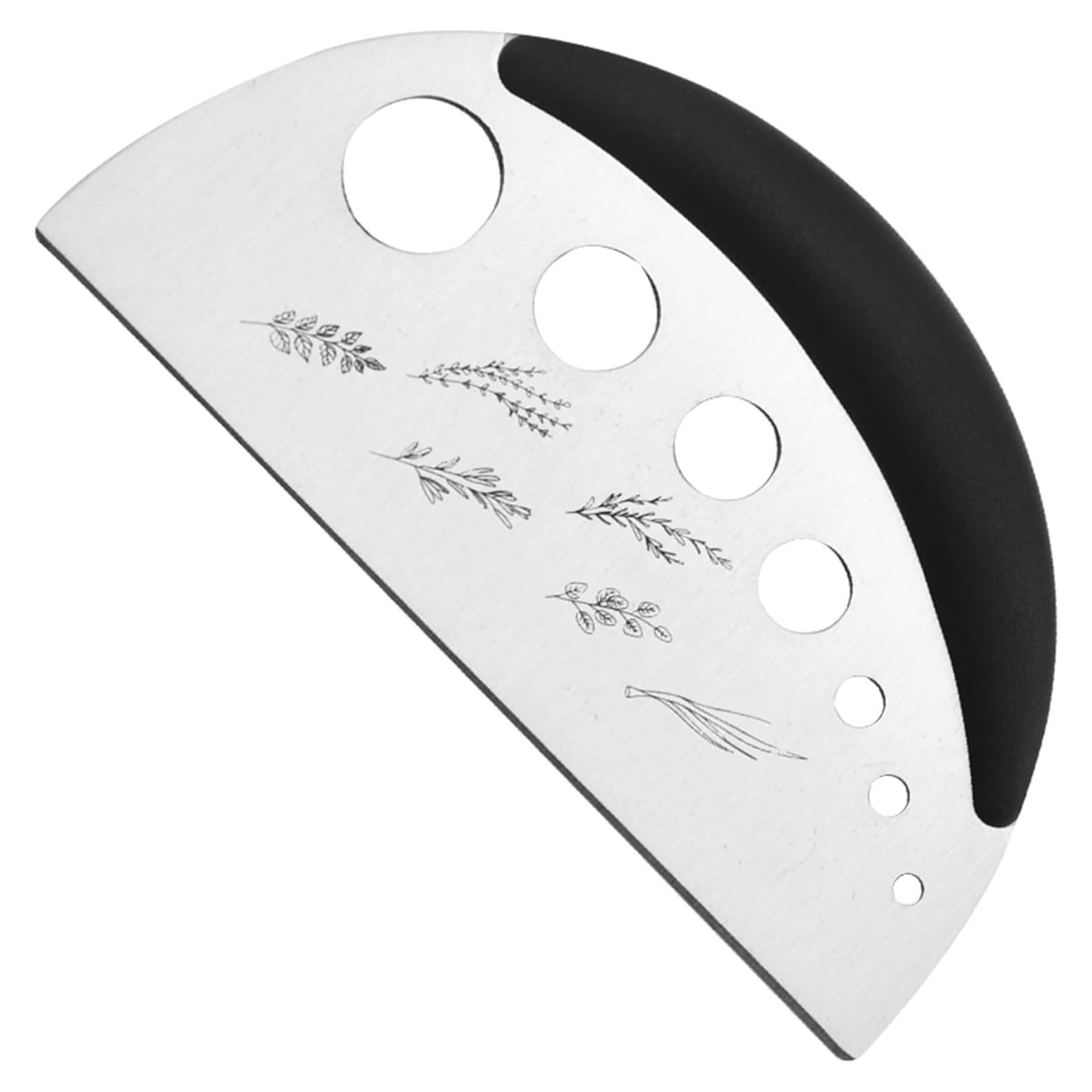 Deshojador y Cortador de Hierbas LXLVOUEG 2 en 1 Acero Inoxidable