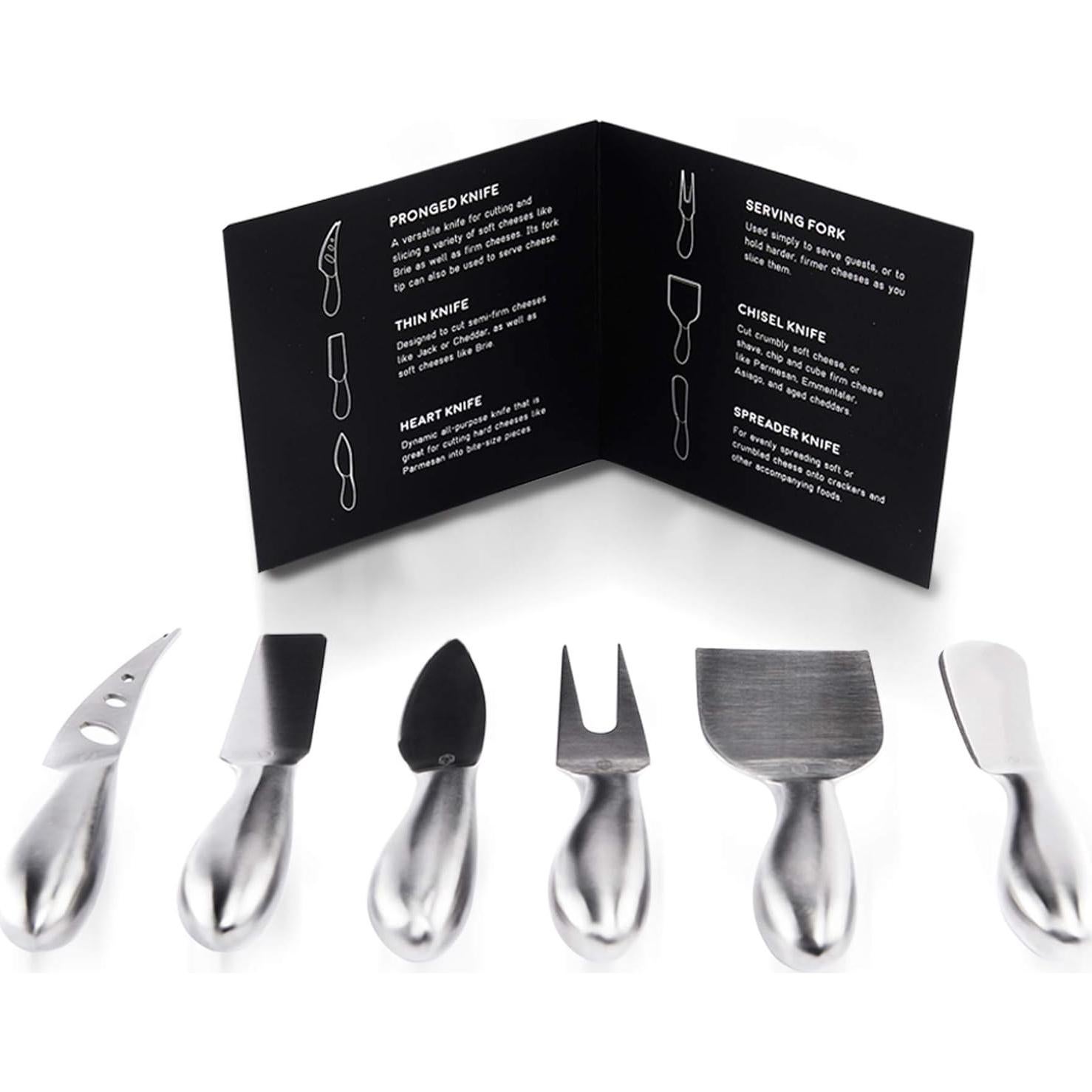 Conjunto de cuchillos de queso ICOSA Living LUNAR 6 piezas