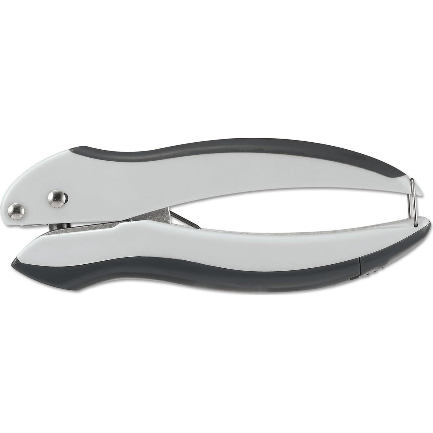 Perforadora manual Bostitch 2402 EZ Squeeze 10 hojas gris/azul