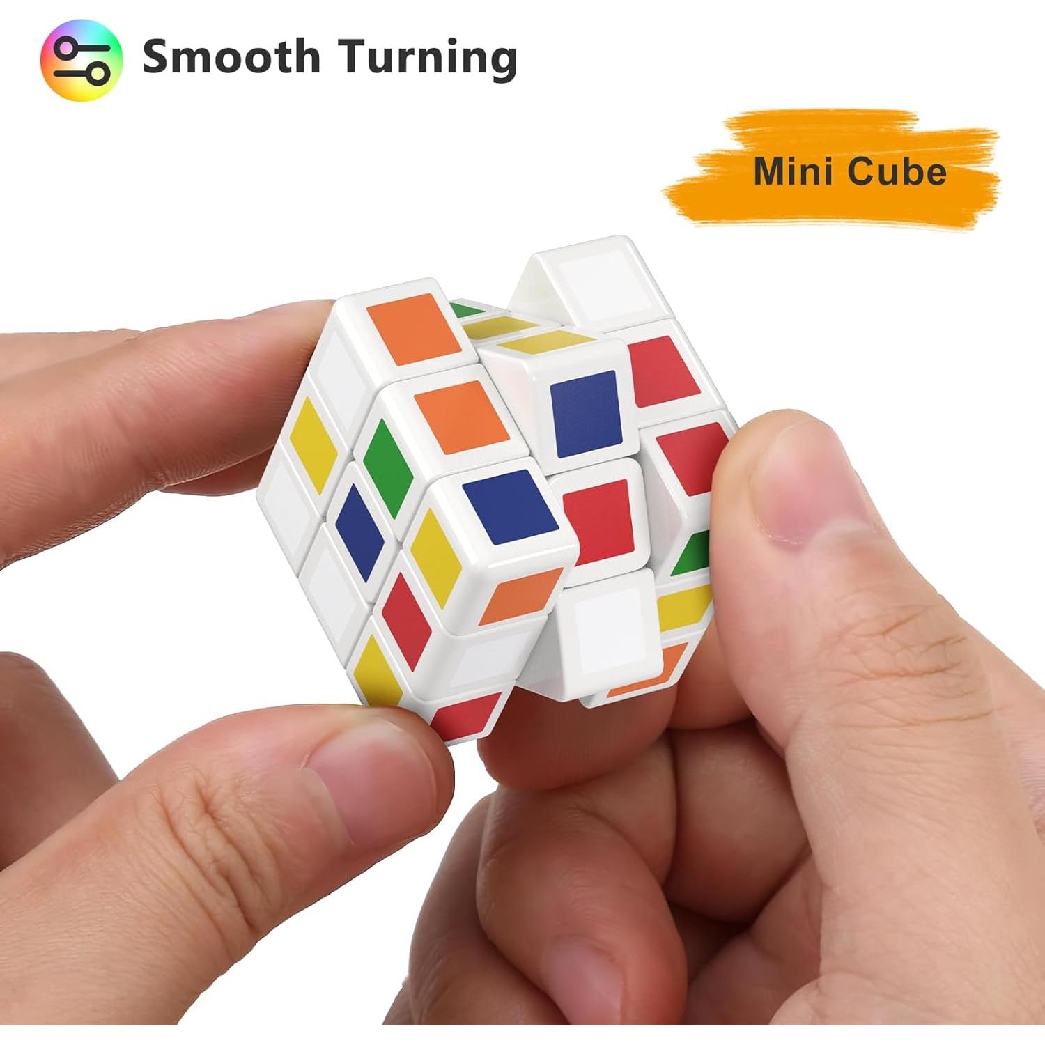 24 Mini Cubos Rompecabezas Vdealen 3x3 para Niños - 3 cm