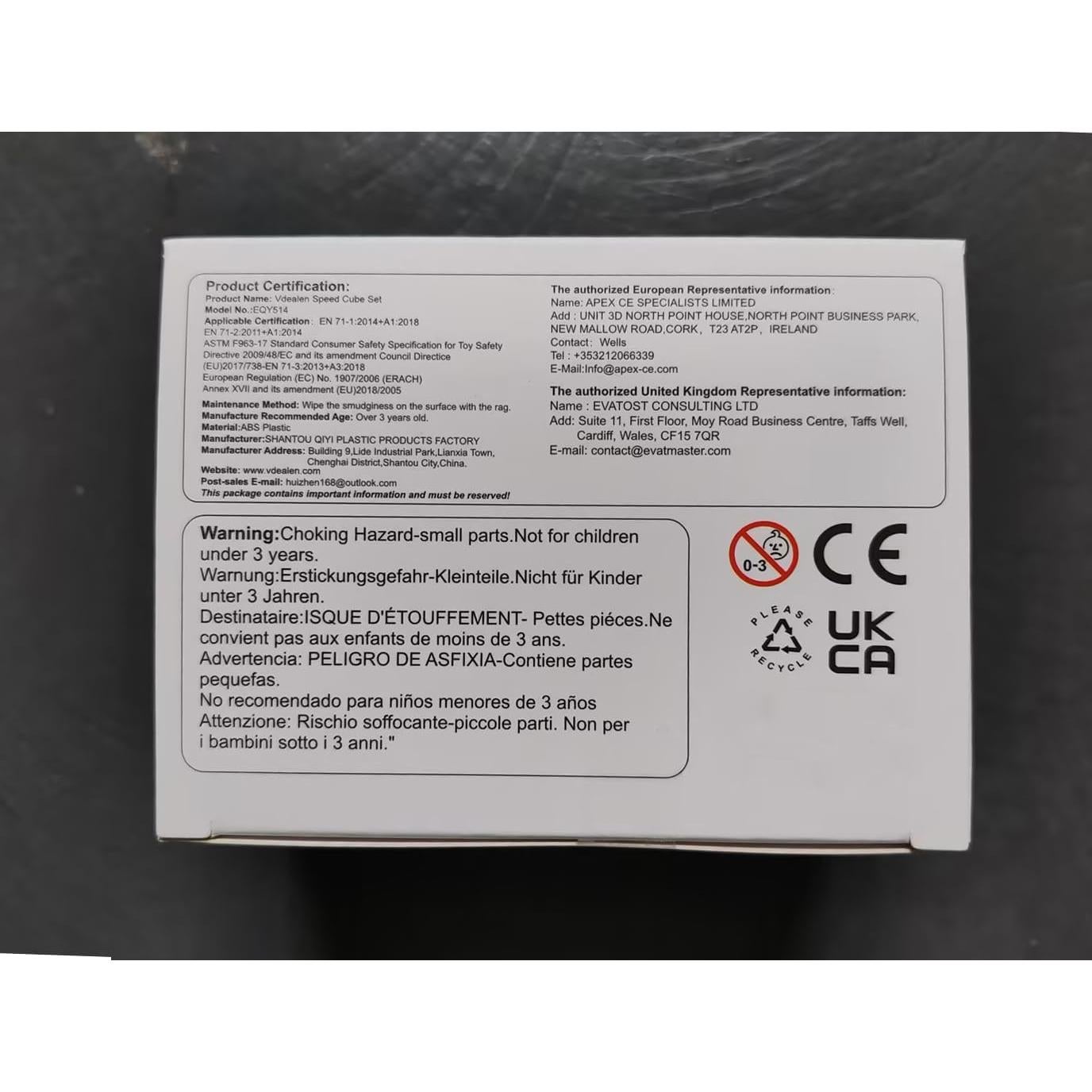 24 Mini Cubos Rompecabezas Vdealen 3x3 para Niños - 3 cm