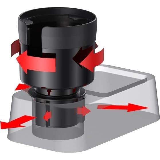 Expansor Soporte para Tazas de Coche Smart Kup Negro