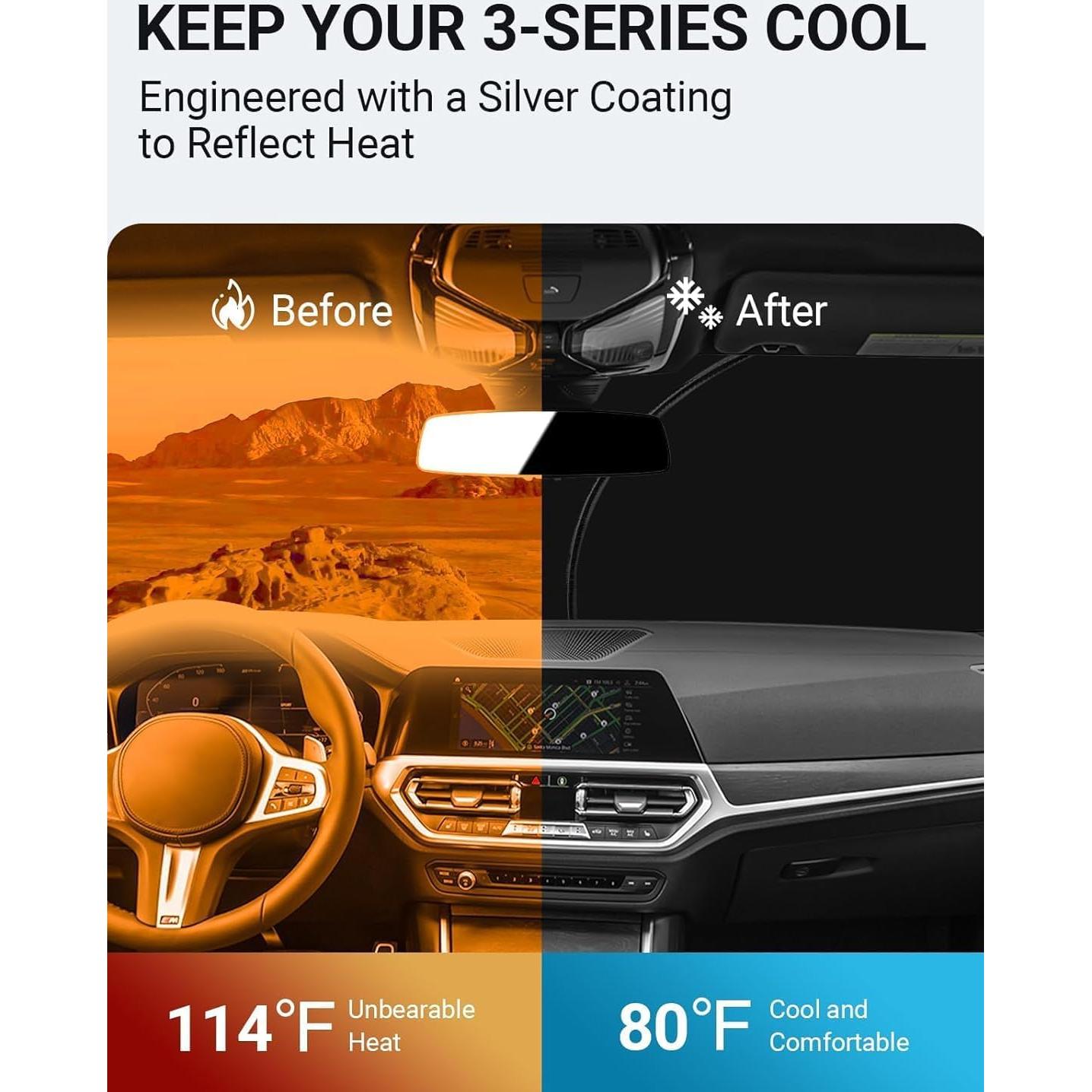 Parasol de Parabrisas Proadsy para BMW Serie 3 2019-2026 4 Capas