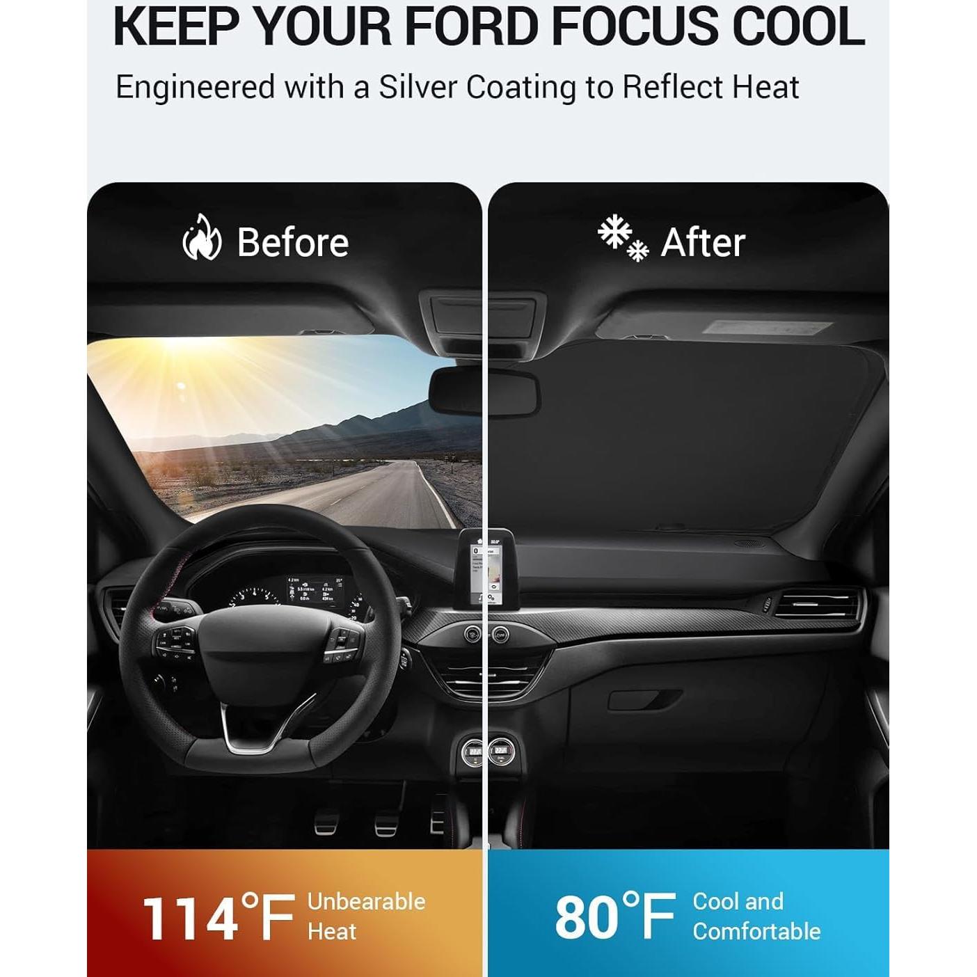 Protector Solar Parabrisas Proadsy Ford Focus 2012-2018 4 Capas