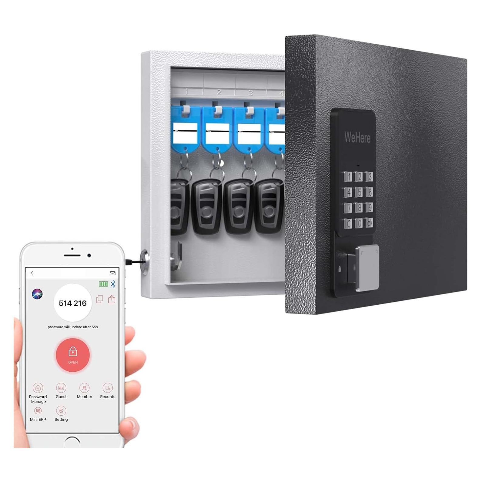 Caja de Llaves Inteligente DiDiHere 16 Llaves Montada en Pared