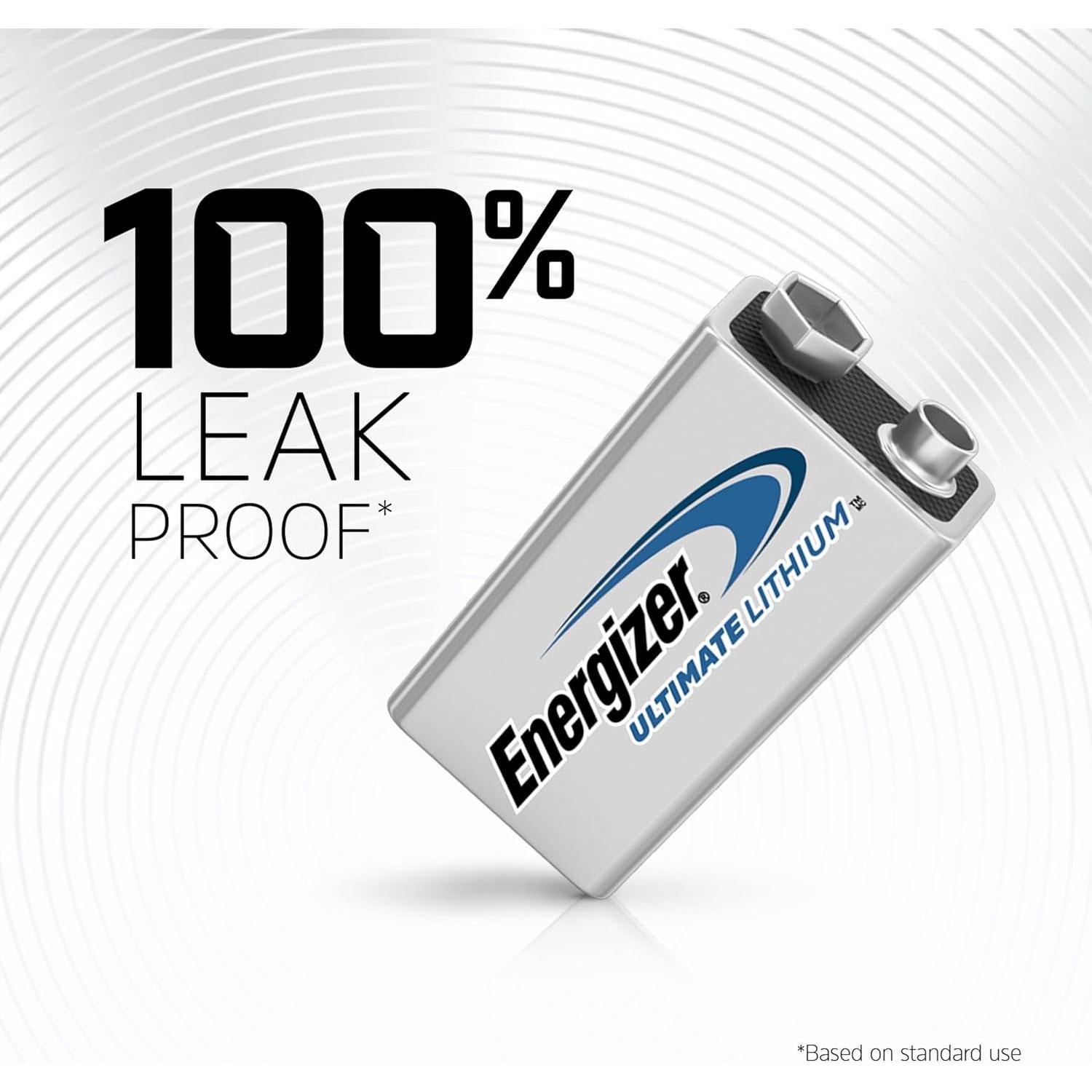 Baterías de Litio 9V Energizer Ultimate - 1 Paquete