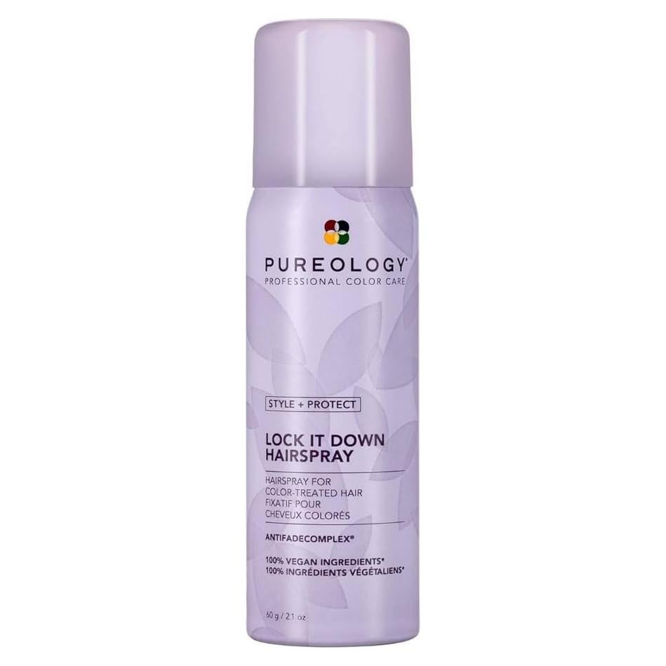 Laca Lock It Down Pureology 59g - Sujeción Máxima y Brillo
