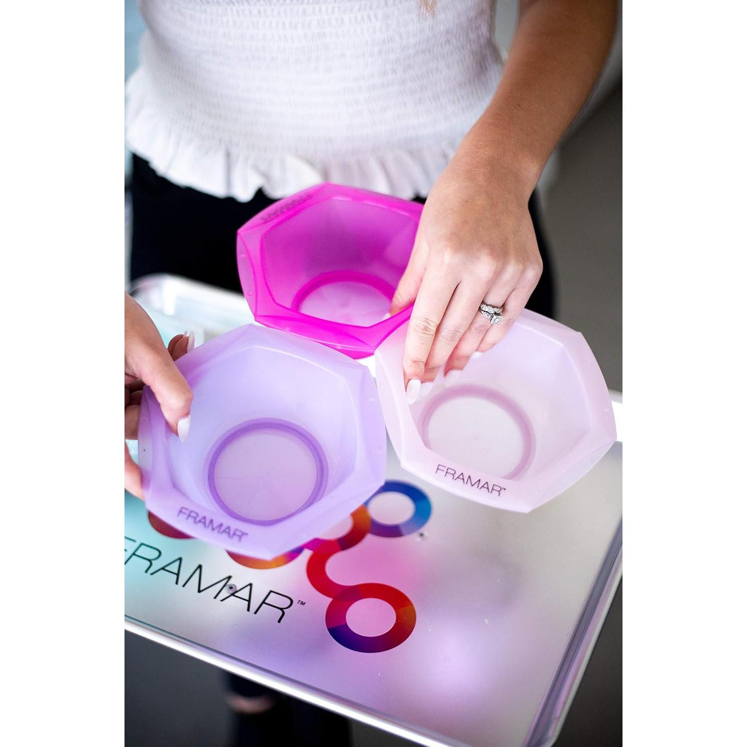 Conjunto de Cuencos de Tinte Framar - 7 Piezas Multicolor