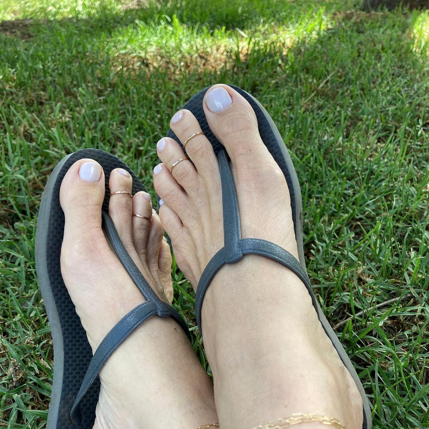 Anillo Abierto Ajustable para Mujeres - Oro Relleno 14k - Set de 2