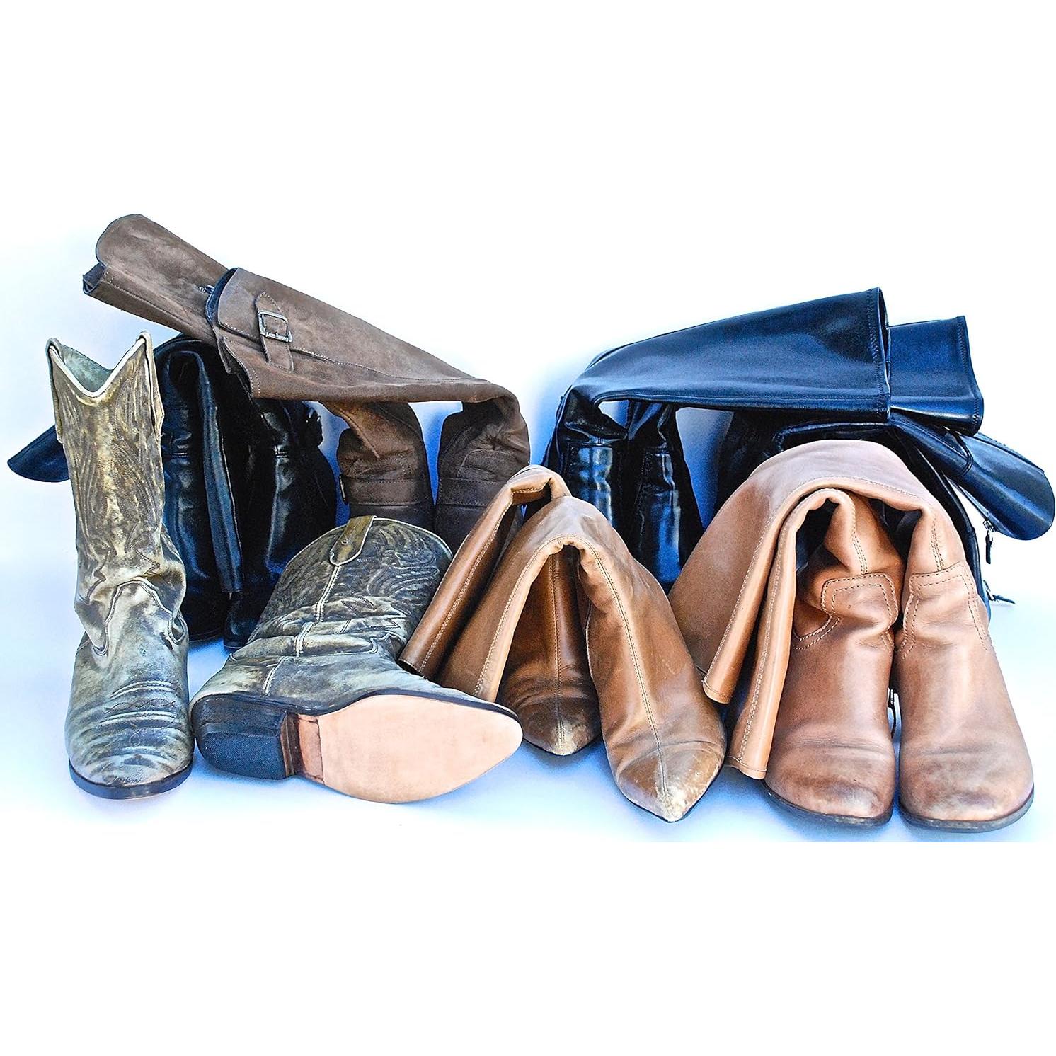 Soportes para Botas de Algodón 100% - Organizador de Closet Negro