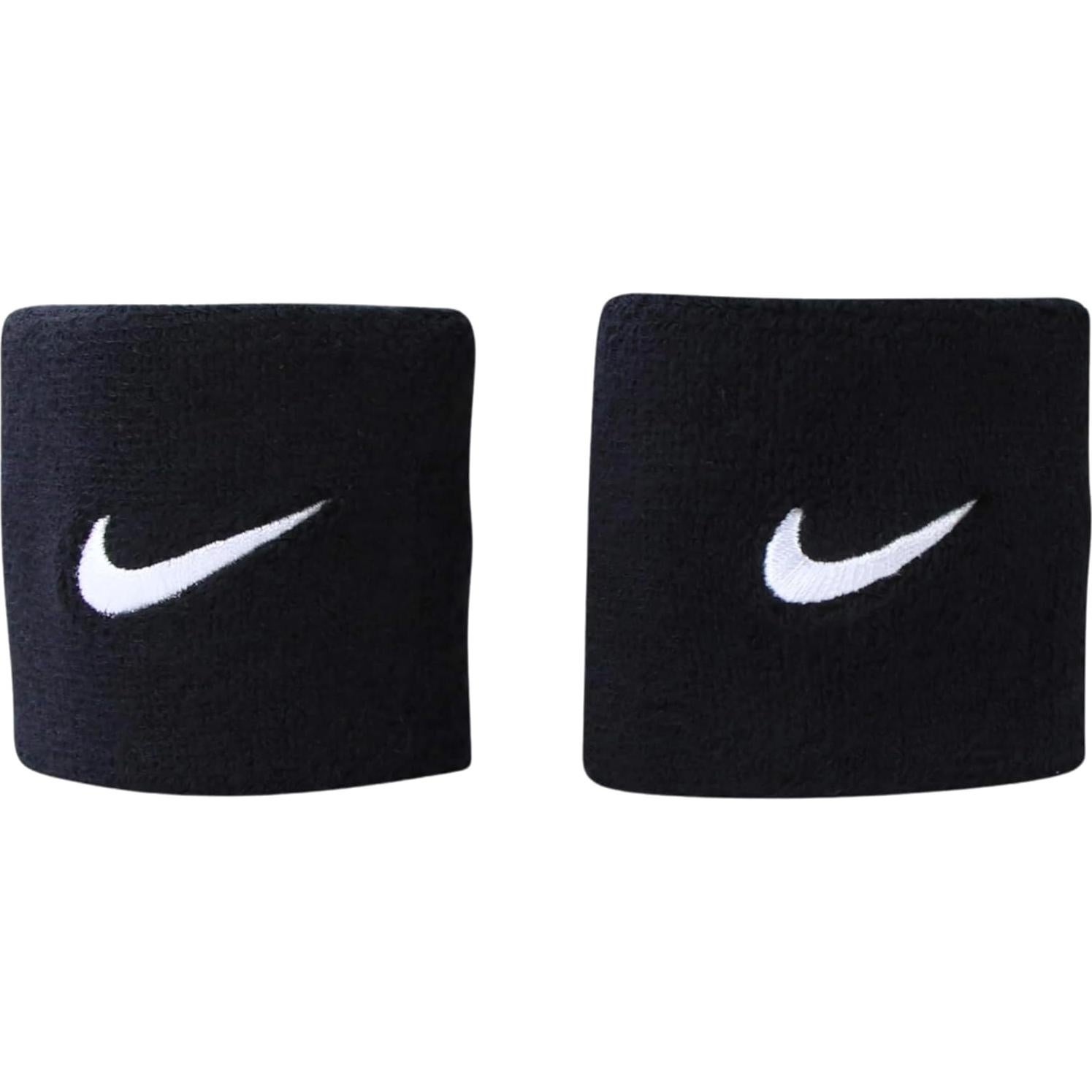 Muñequera Nike Swoosh Negra Unica para Uso Atlético