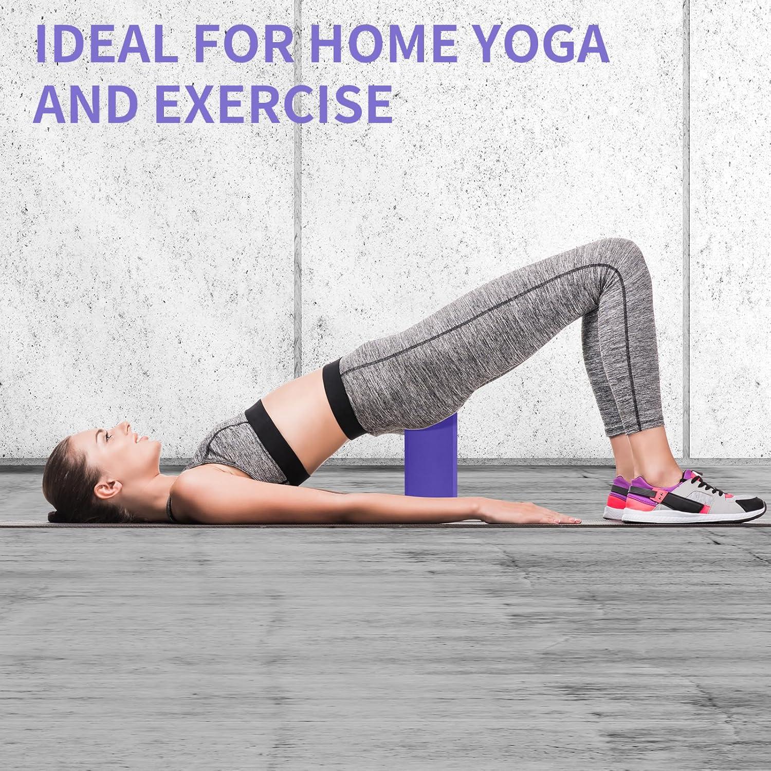 Bloques de Yoga H.J. Immbir 2 Piezas EVA Antideslizantes