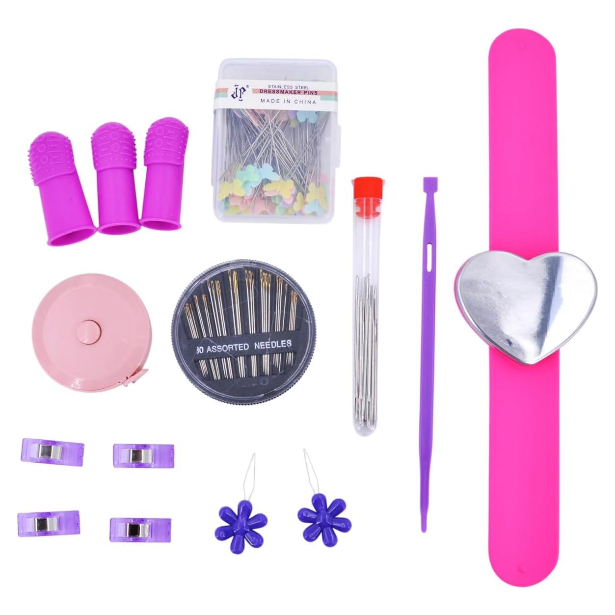 Kit de Costura Silicone Alley - Dedales THIK-Grip Pequeño y Mediano