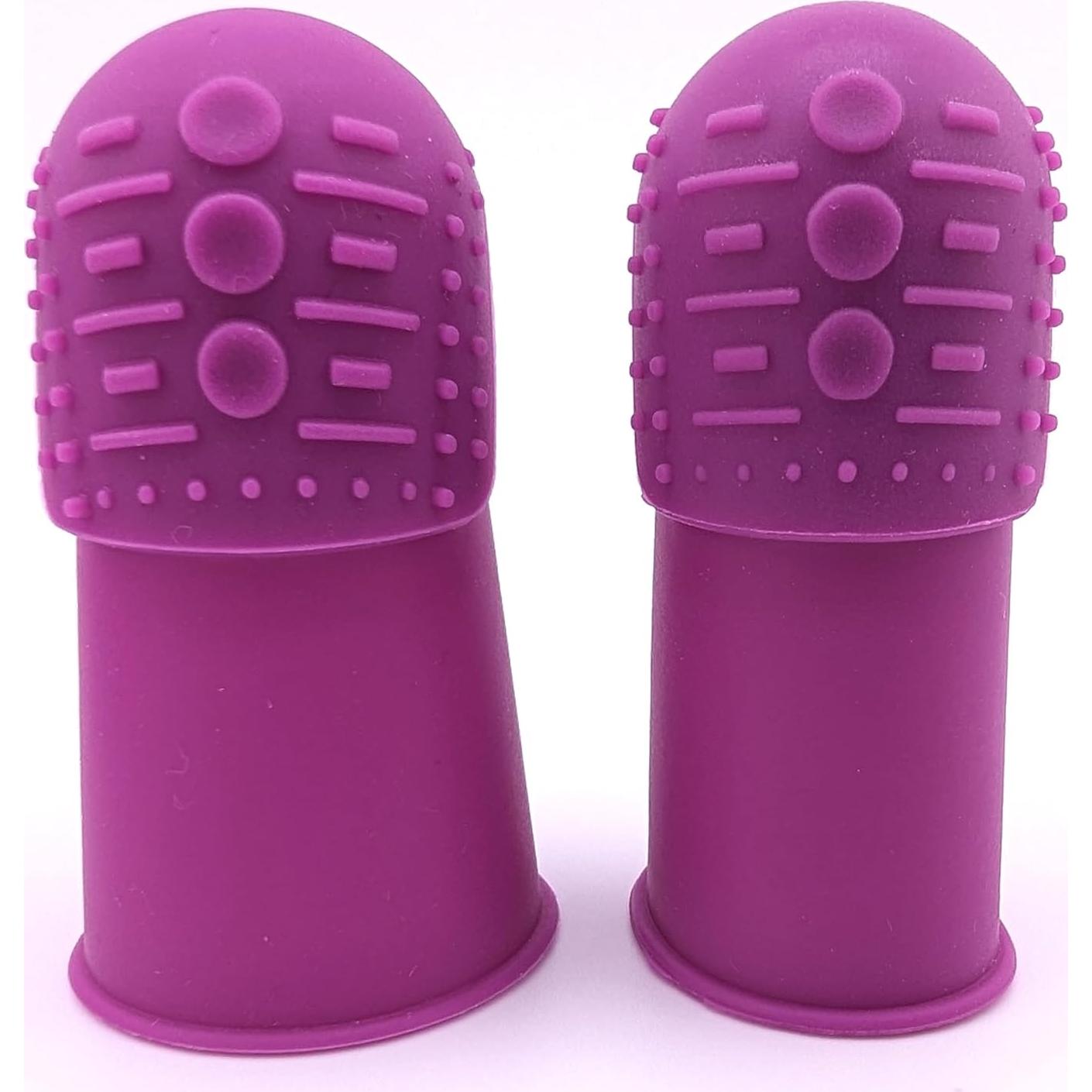 Kit de Costura Silicone Alley - Dedales THIK-Grip Pequeño y Mediano