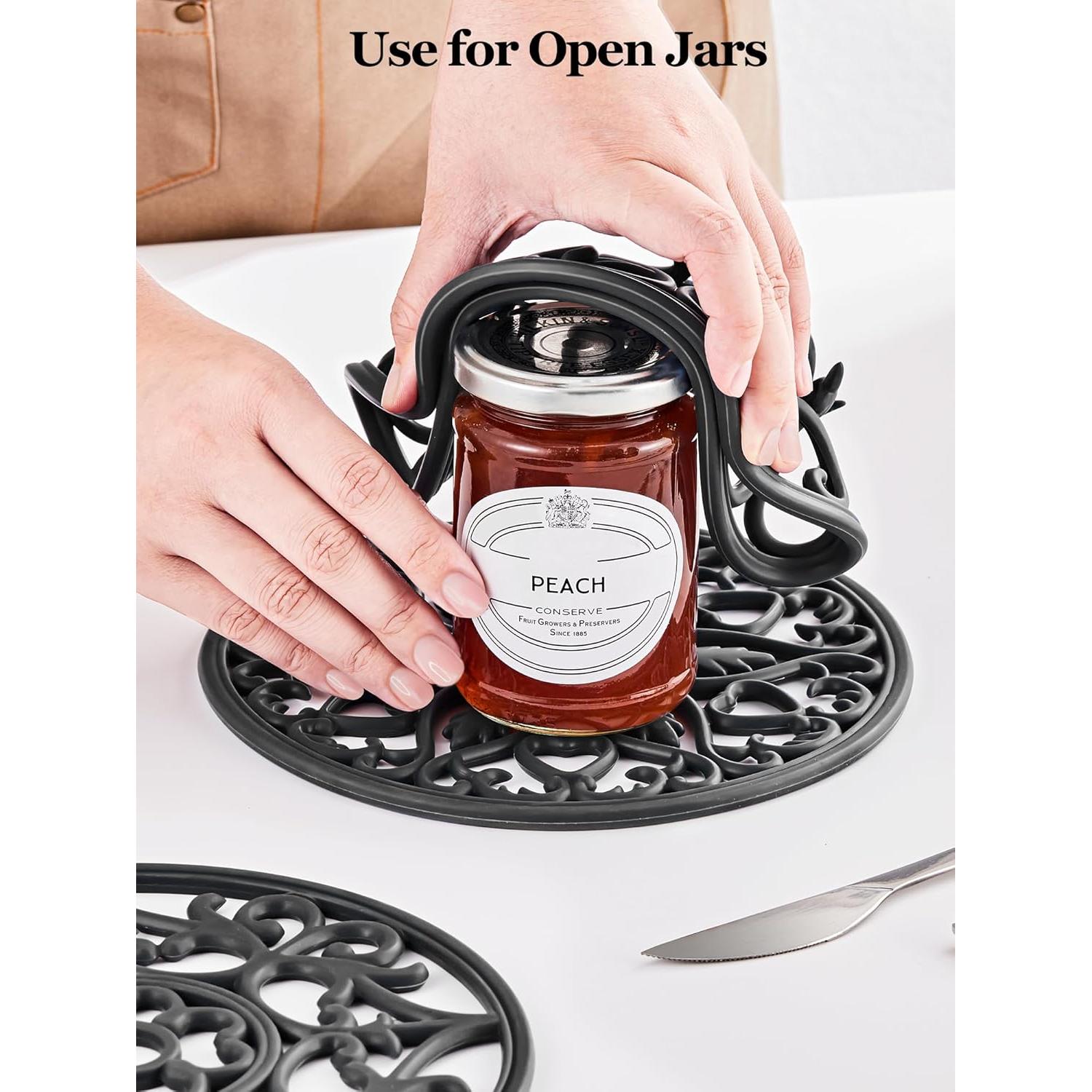 SMARTAKE 6 Tapetes de Silicona Antideslizantes para Cocina