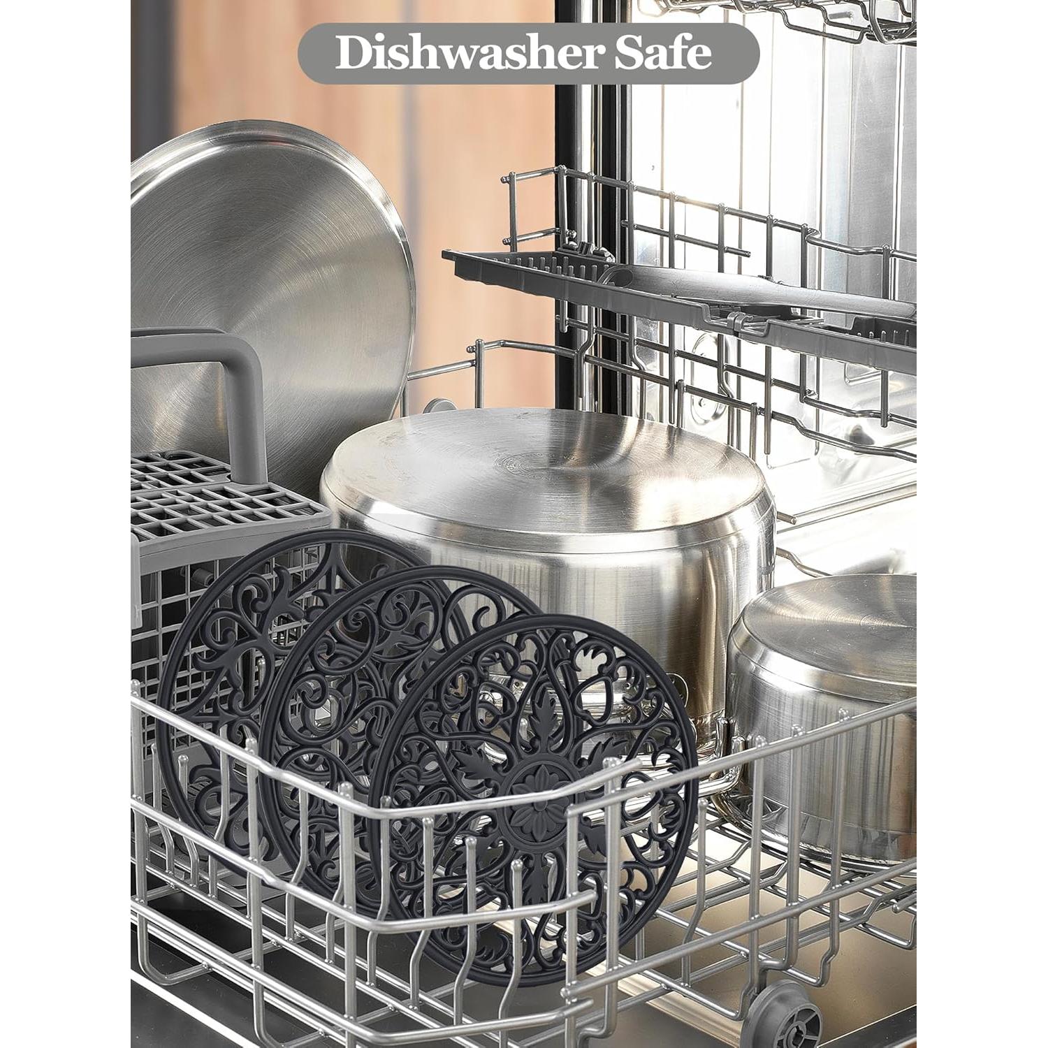 SMARTAKE 6 Tapetes de Silicona Antideslizantes para Cocina