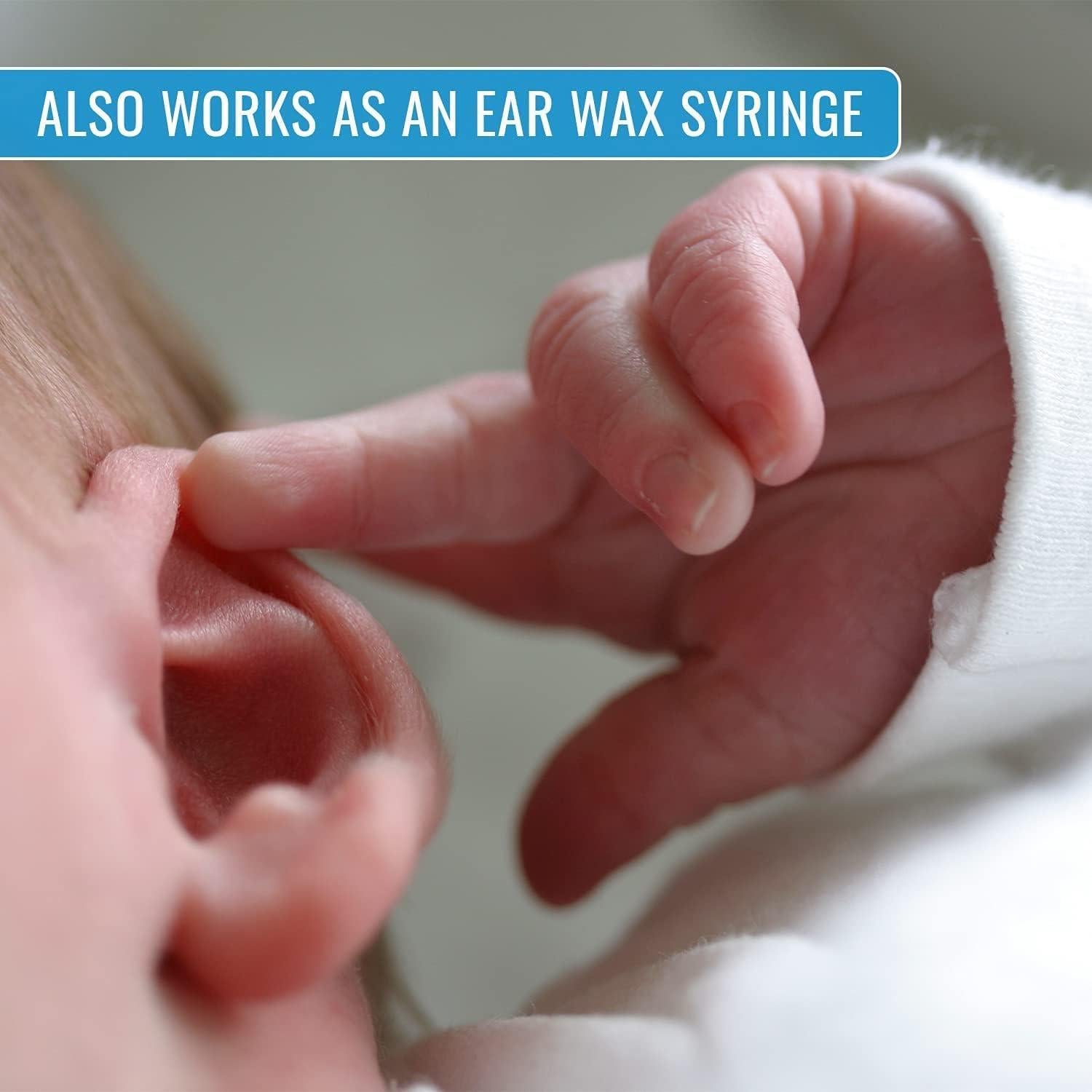 Aspirador Nasal Reutilizable DMI para Bebé y Jeringa de Bulbo