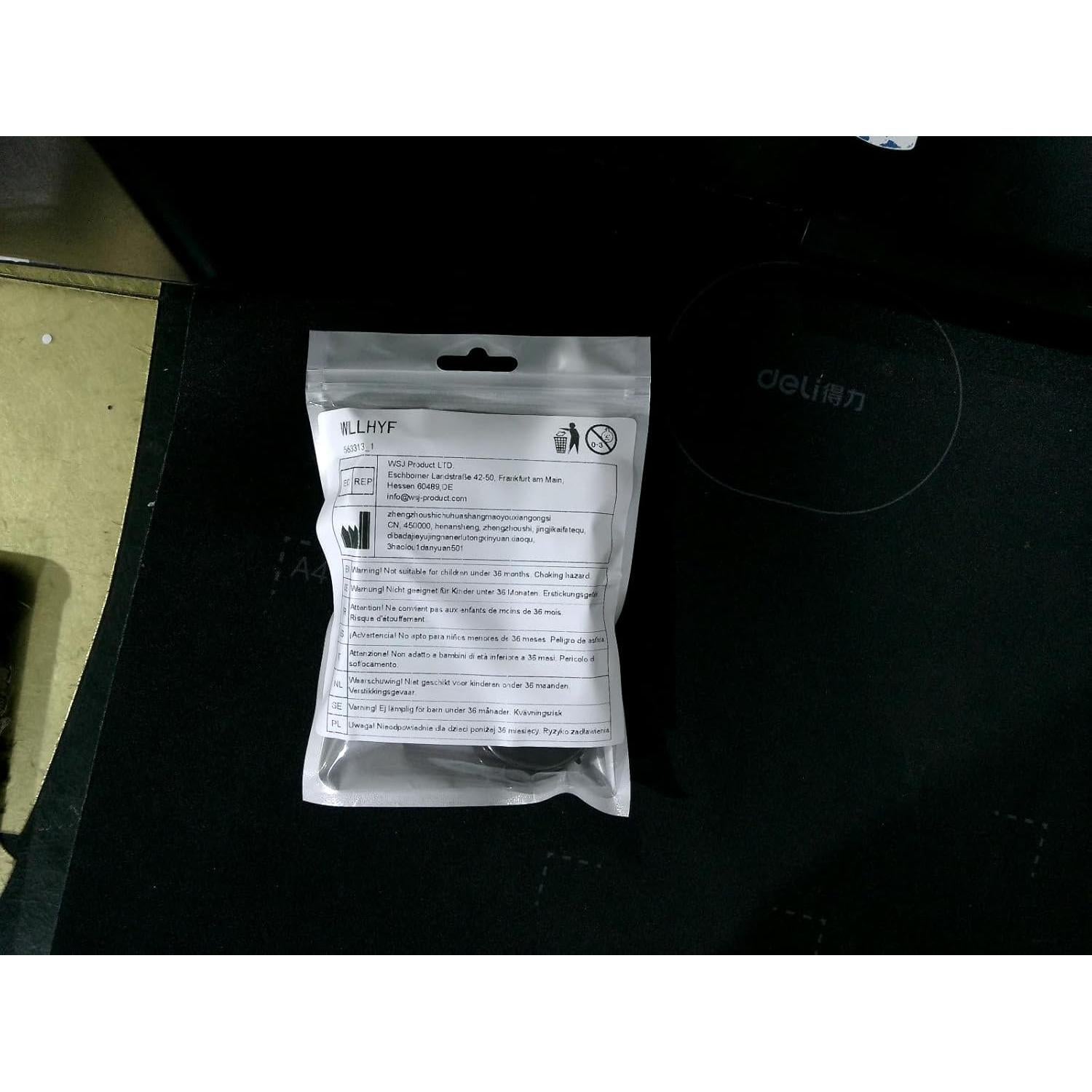 4 Organizadores de Pastillas Portátiles WLLHYF - Negro