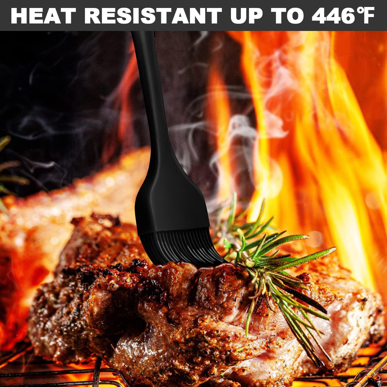 Juego de 2 Brochas de Silicona Anaeat - Resistente al Calor, Higiénicas