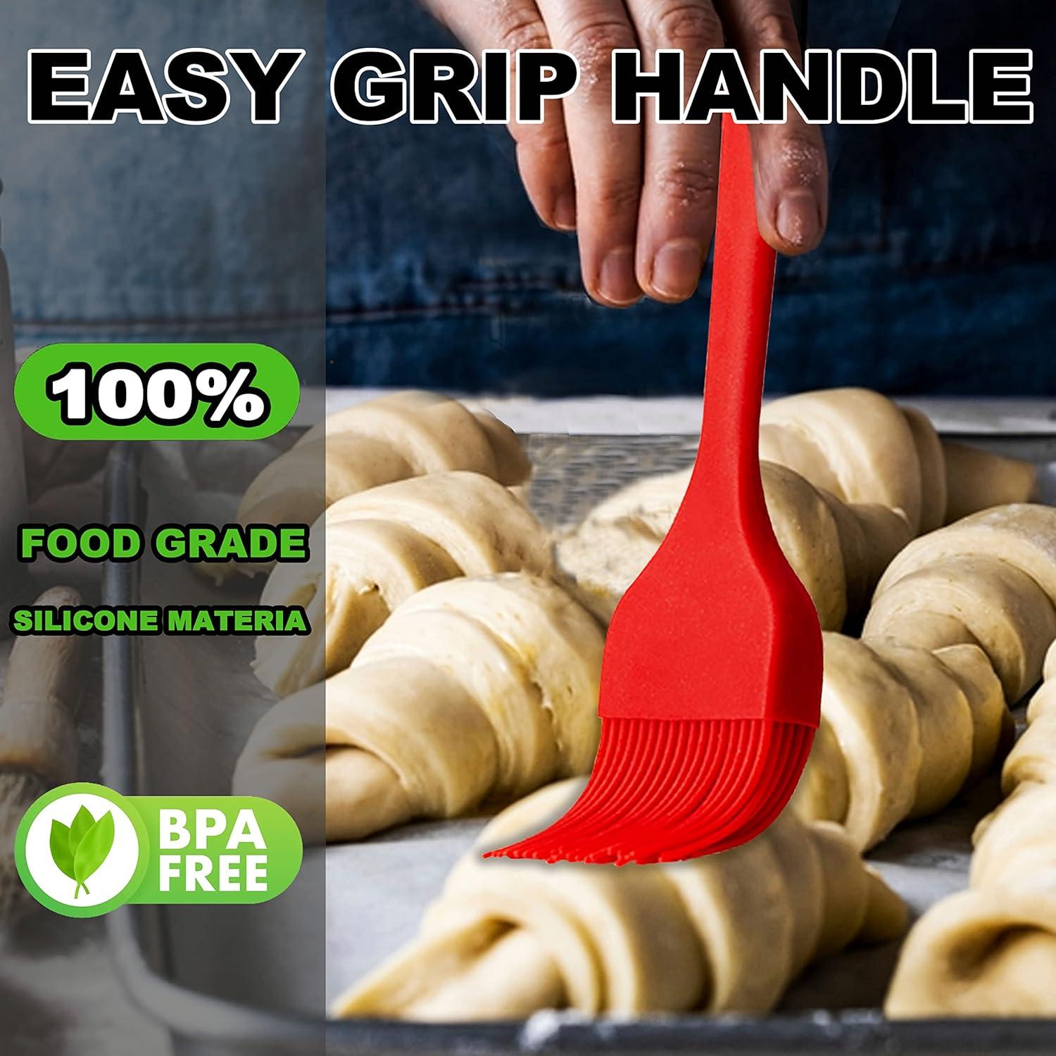 Juego de 2 Brochas de Silicona Anaeat - Resistente al Calor, Higiénicas