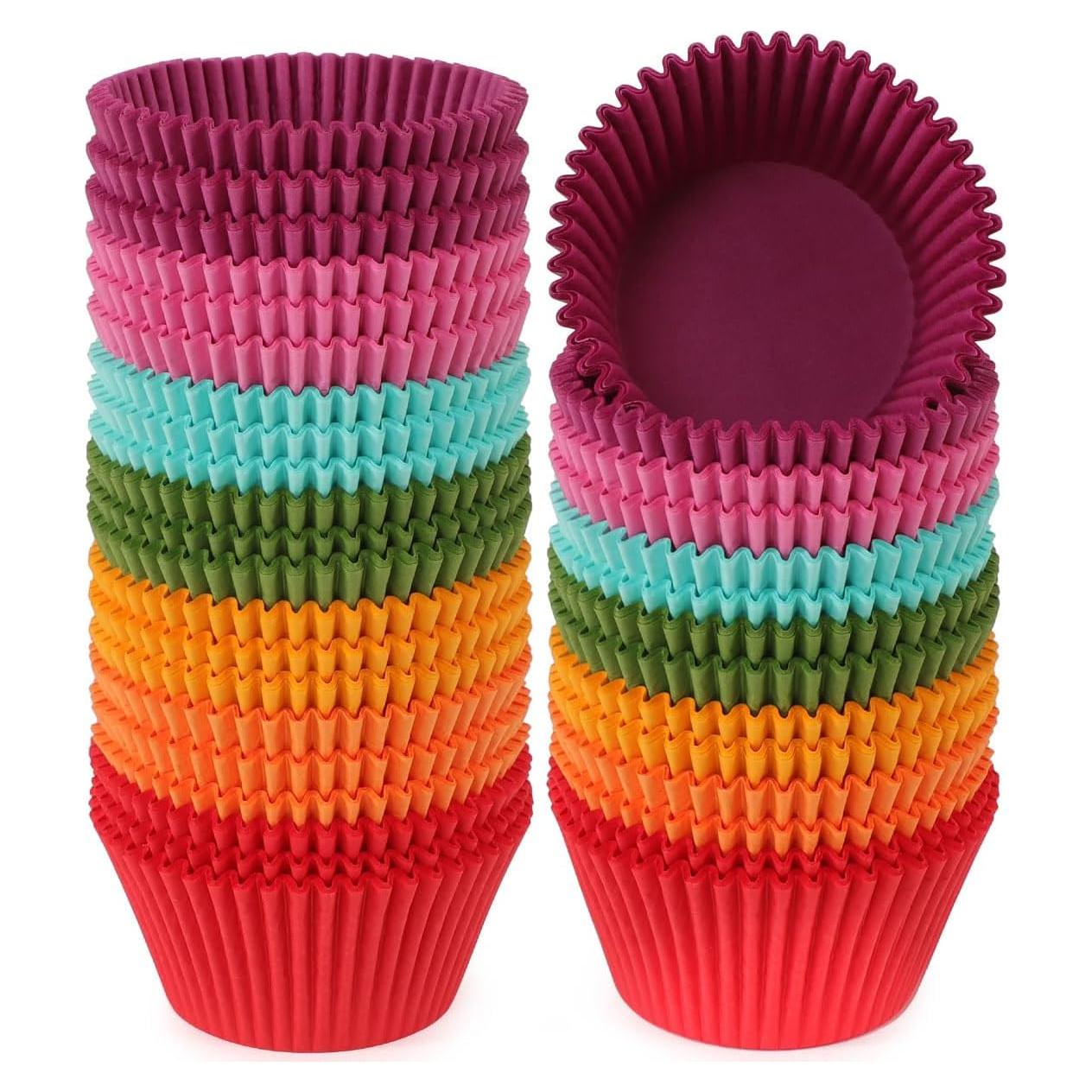 Forros para Cupcakes Jumbo Caperci 300 Unidades Brillantes