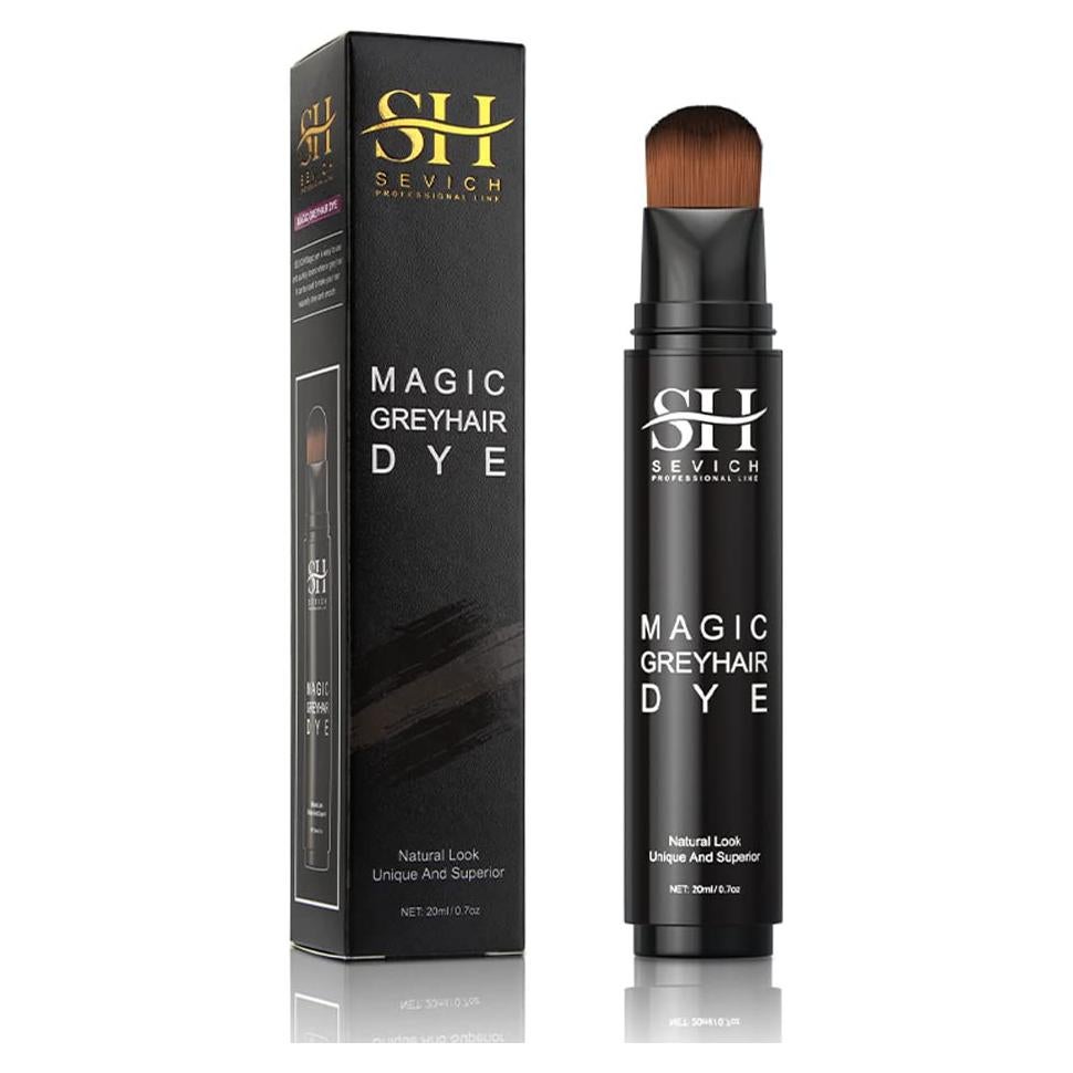 Tinte Temporal para Cabello Gris SEVICH 20ml Negro