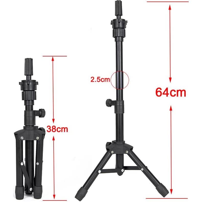Soporte de Peluca Trípode AliLeader 63.5 cm Ajustable