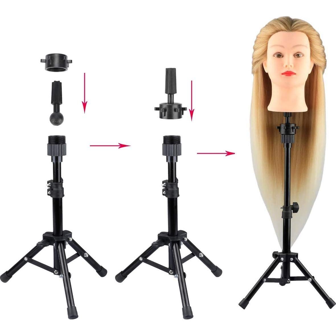 Soporte de Peluca Trípode AliLeader 63.5 cm Ajustable