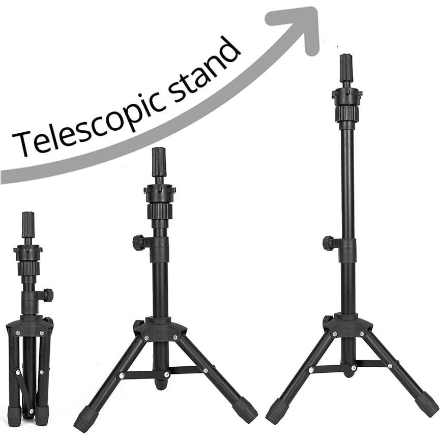 Soporte de Peluca Trípode AliLeader 63.5 cm Ajustable