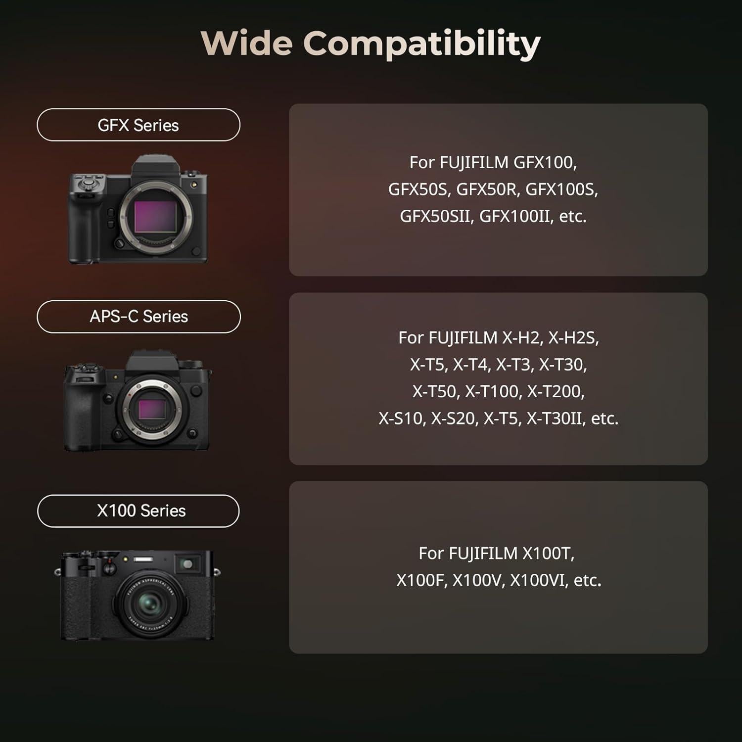 Cubierta de Zapata Caliente SmallRig para FUJIFILM - Negro