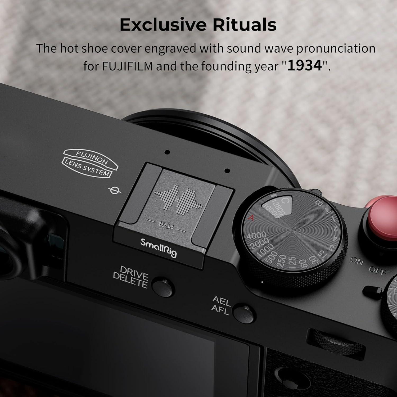 Cubierta de Zapata Caliente SmallRig para FUJIFILM - Negro