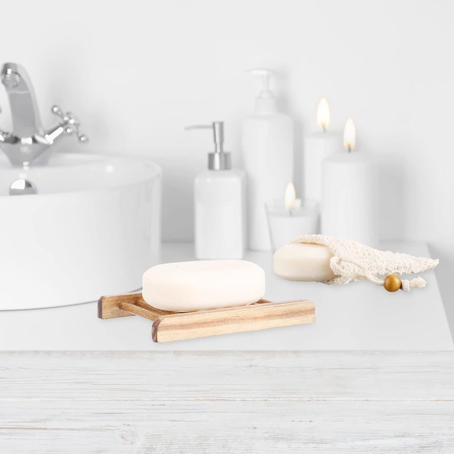 Juego de 60 Piezas Ahorra Jabón Irenare con Soporte y Bolsa